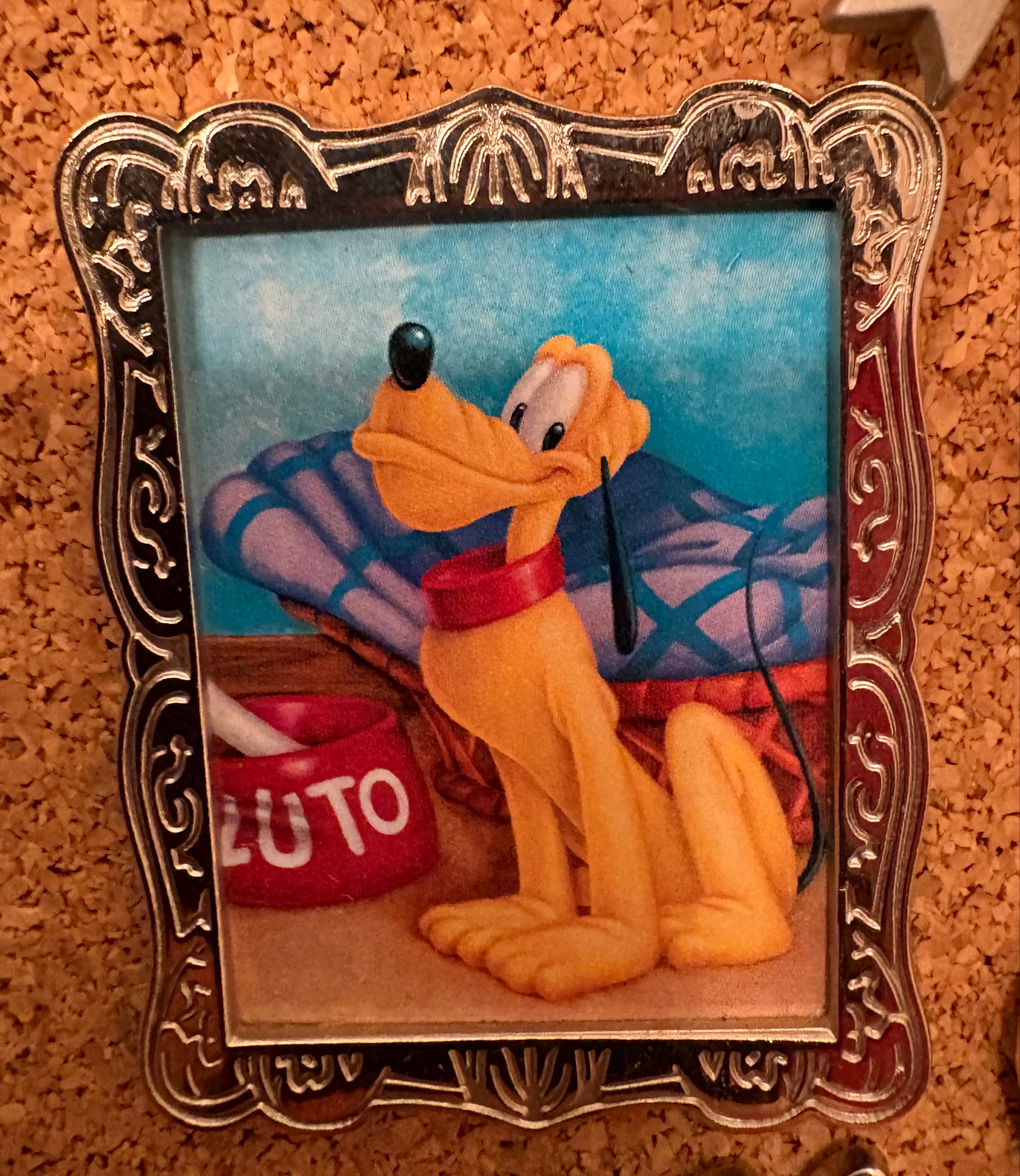 Pluto Self Portrait Character Of The Month September Silver Pin