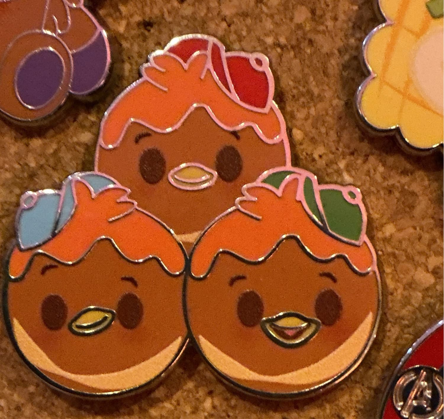 Huey, Dewey, and Louie Pastry Puff Trio