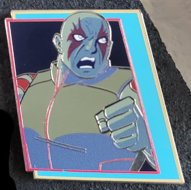 Drax Guardians of the Galaxy Cosmic Rewind Mystery Pin