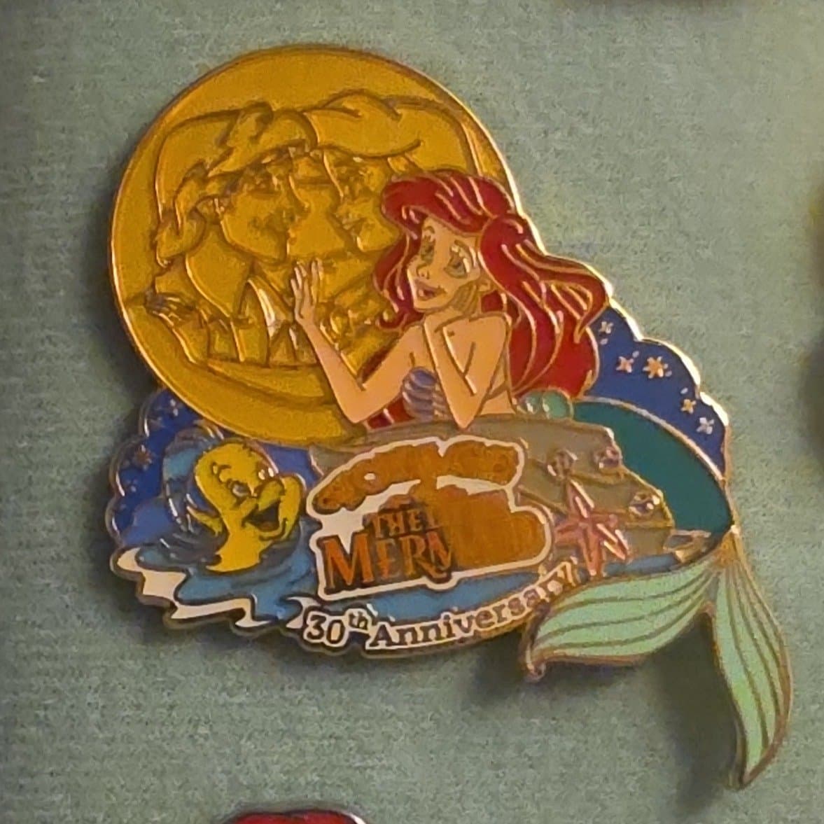 Disney Voyage Of The Little Mermaid 30th Anniversary Pin