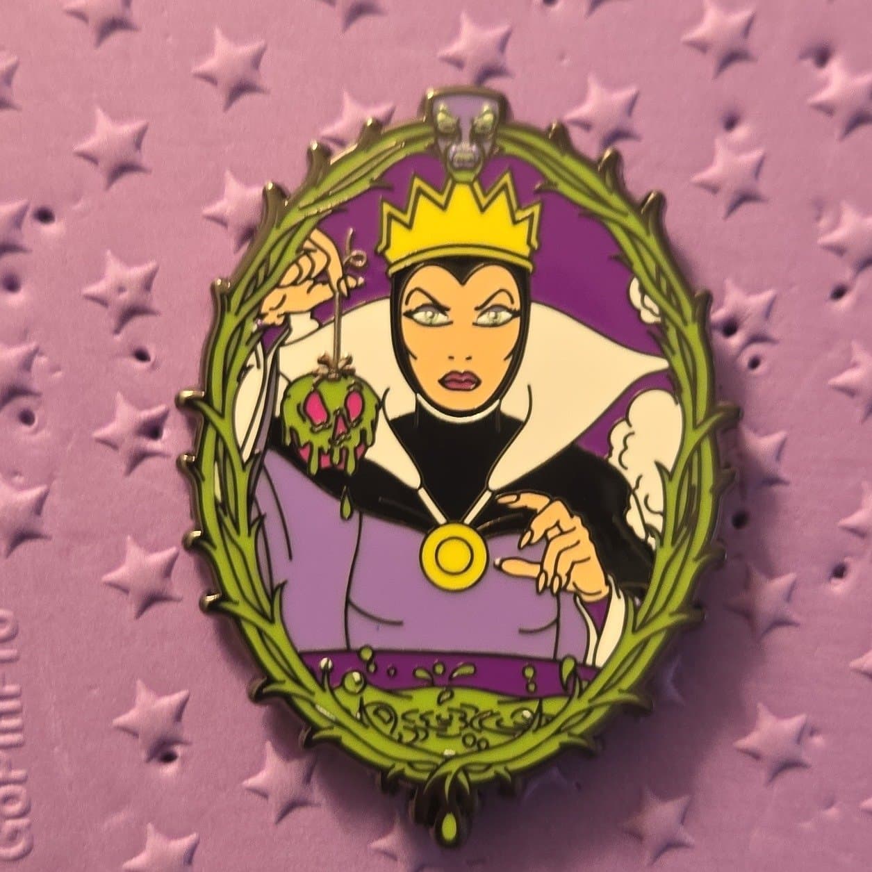 Evil Queen Framed Villains Portrait Pin