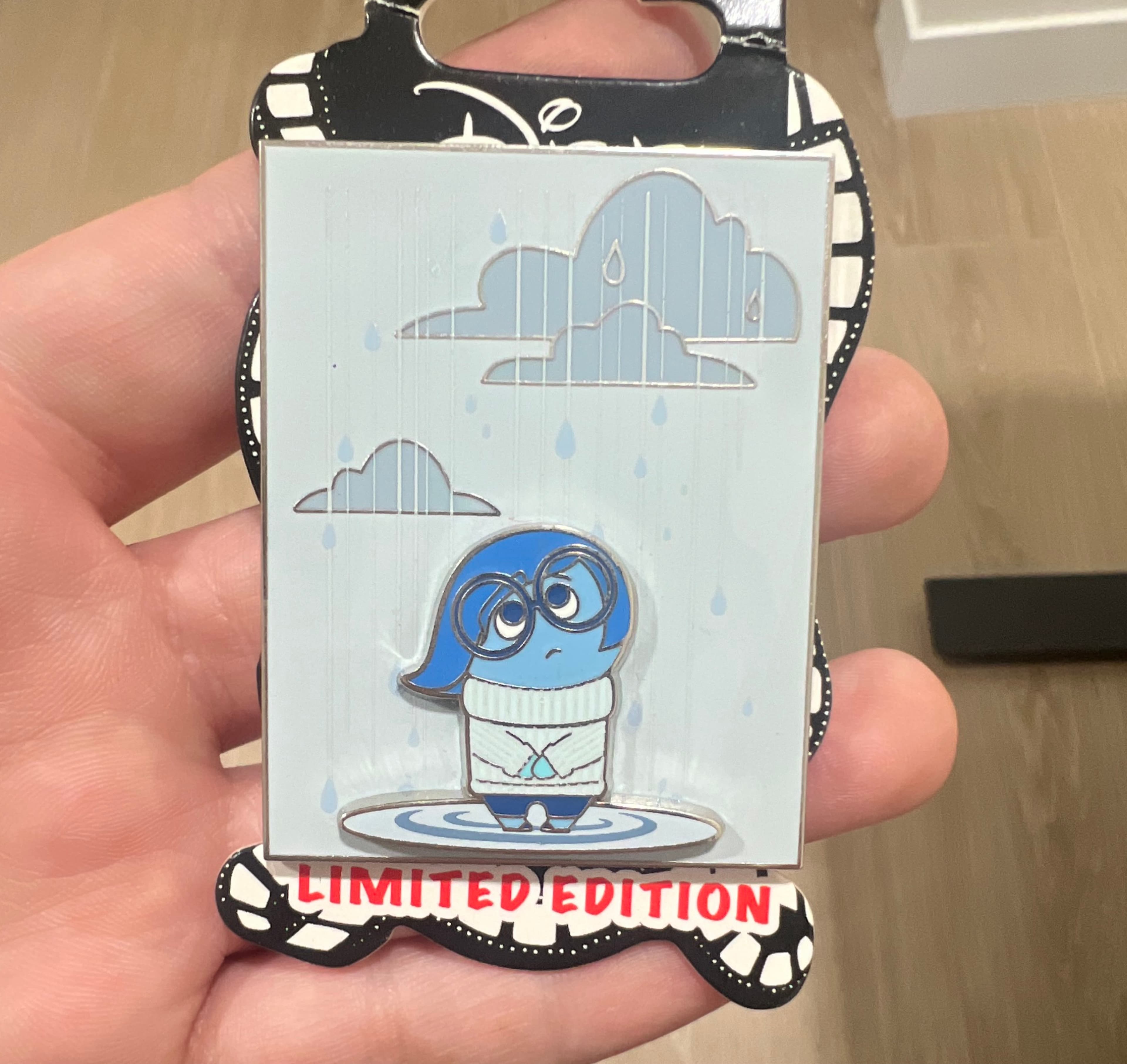Sadness Rainy Day Pin - Inside Out