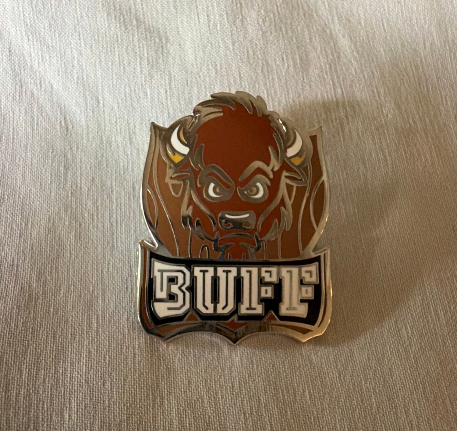 Buff the Buffalo - Fantasyland Football Mystery Pin front
