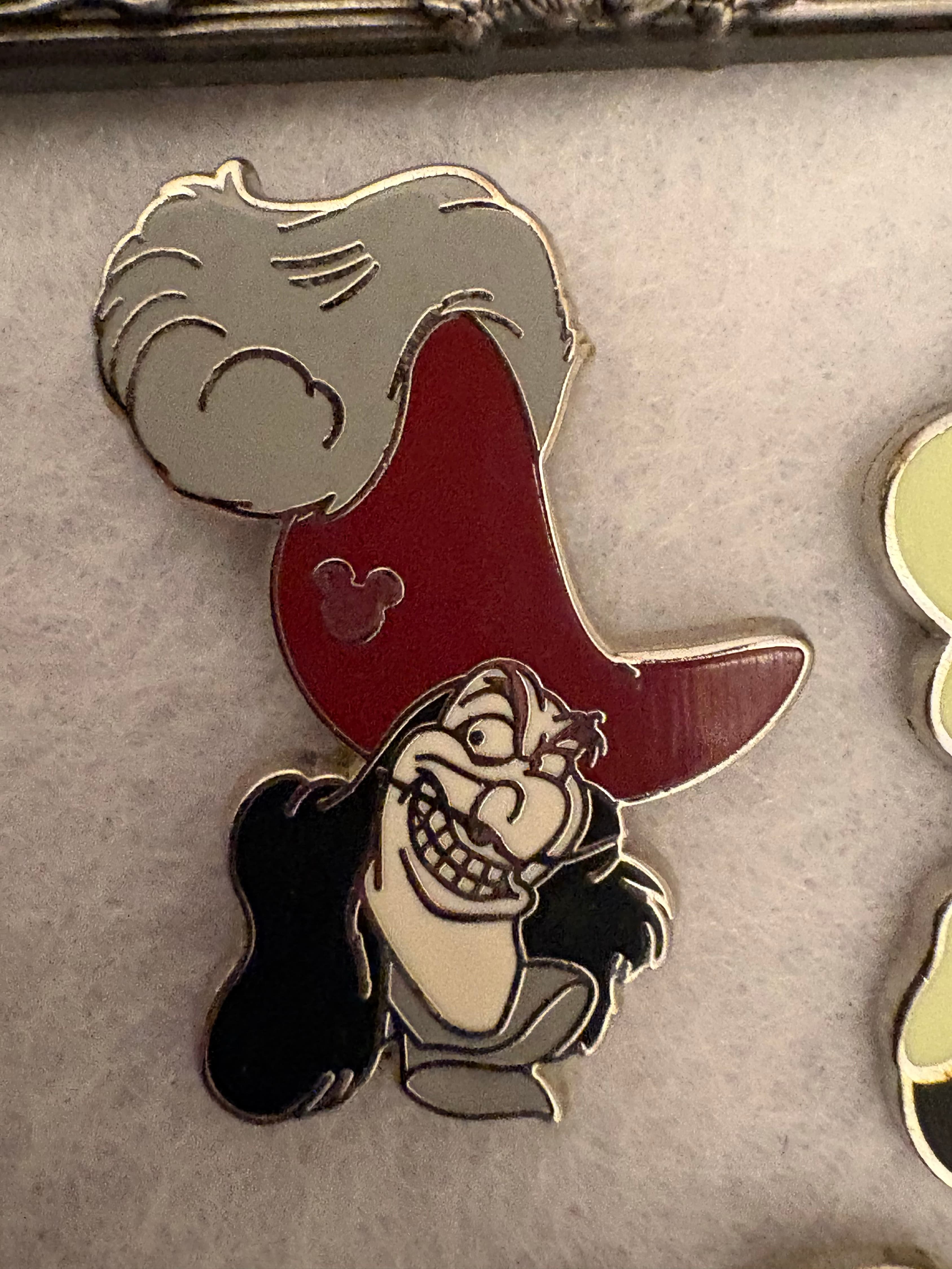 Captain Hook Hidden Mickey Pin