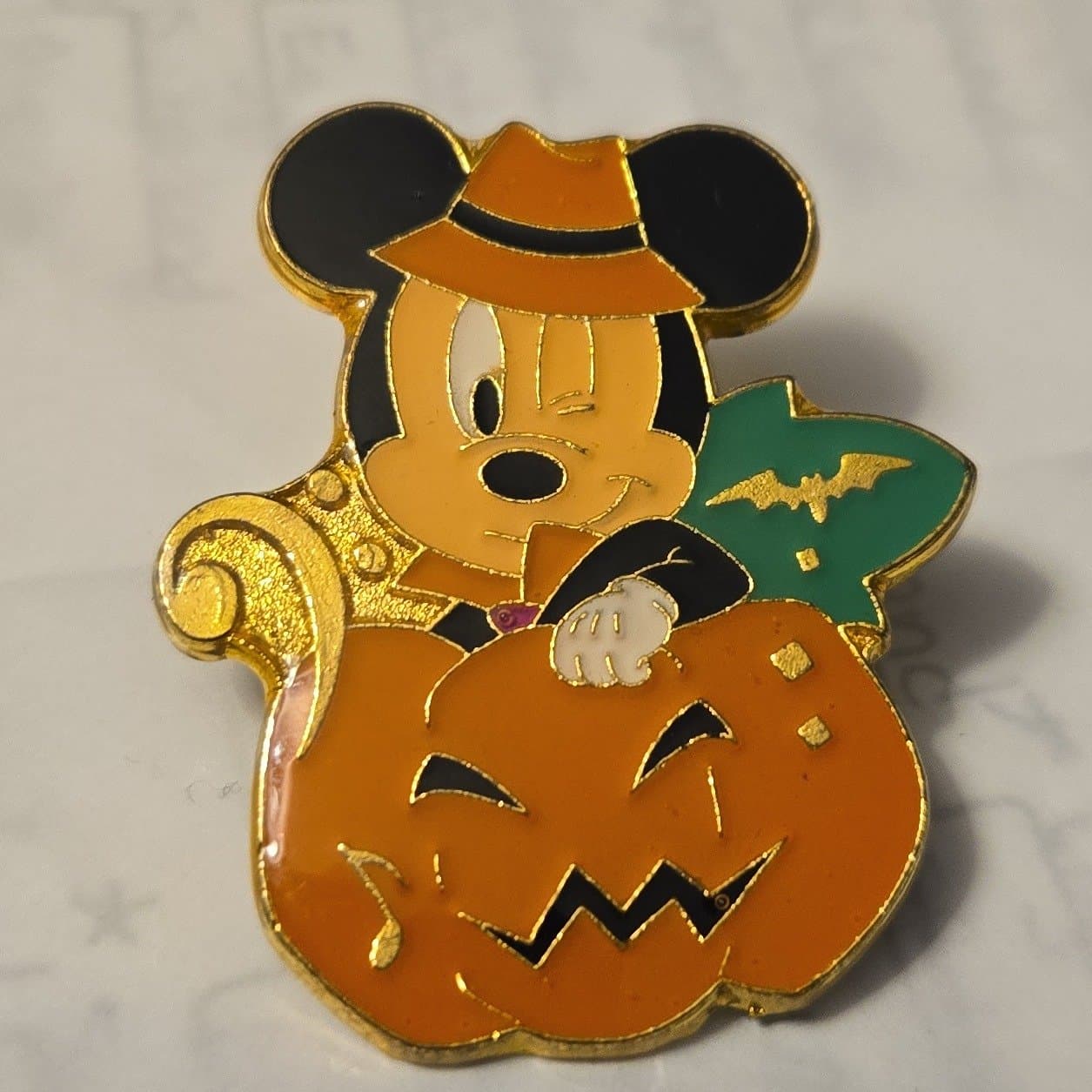 Mickey Mouse Halloween with Pumpkin and Bat Bag