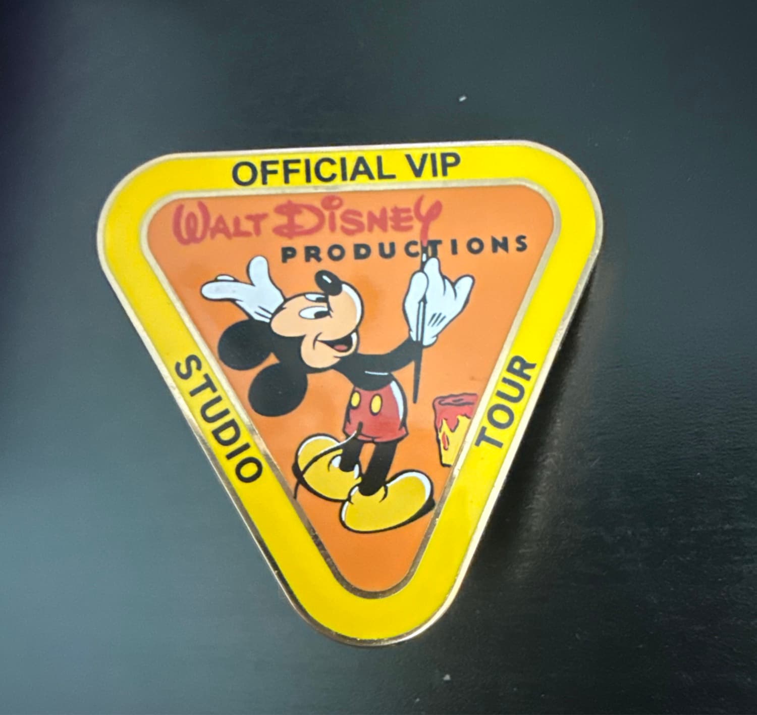 Walt Disney Productions Official VIP Studio Tour Mickey Mouse Pin