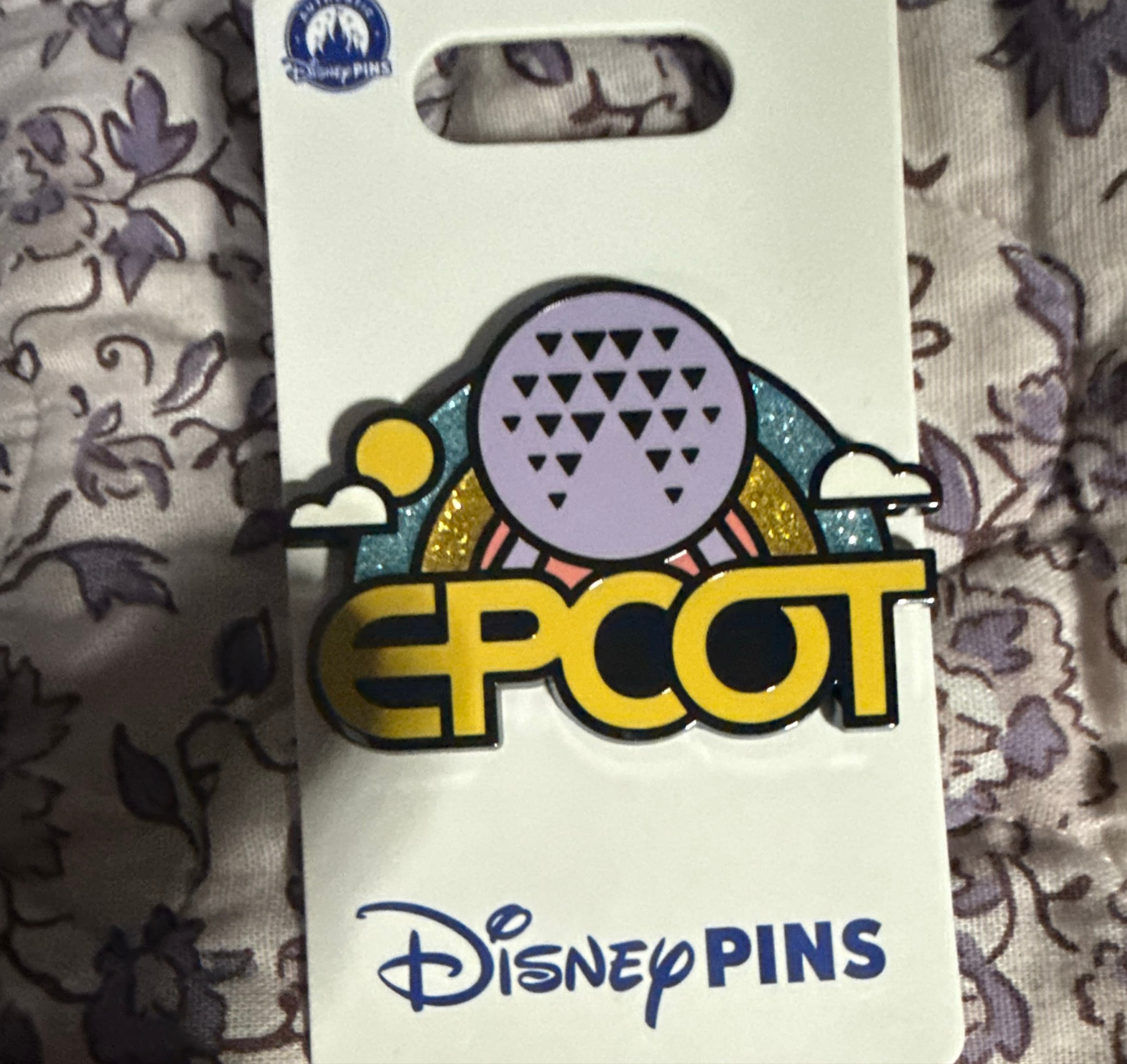 EPCOT Spaceship Earth Rainbow Pin