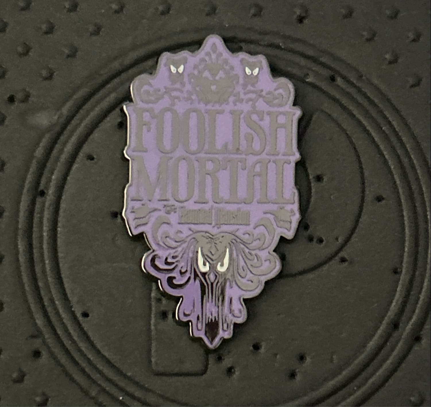 The Haunted Mansion Foolish Mortals Pin