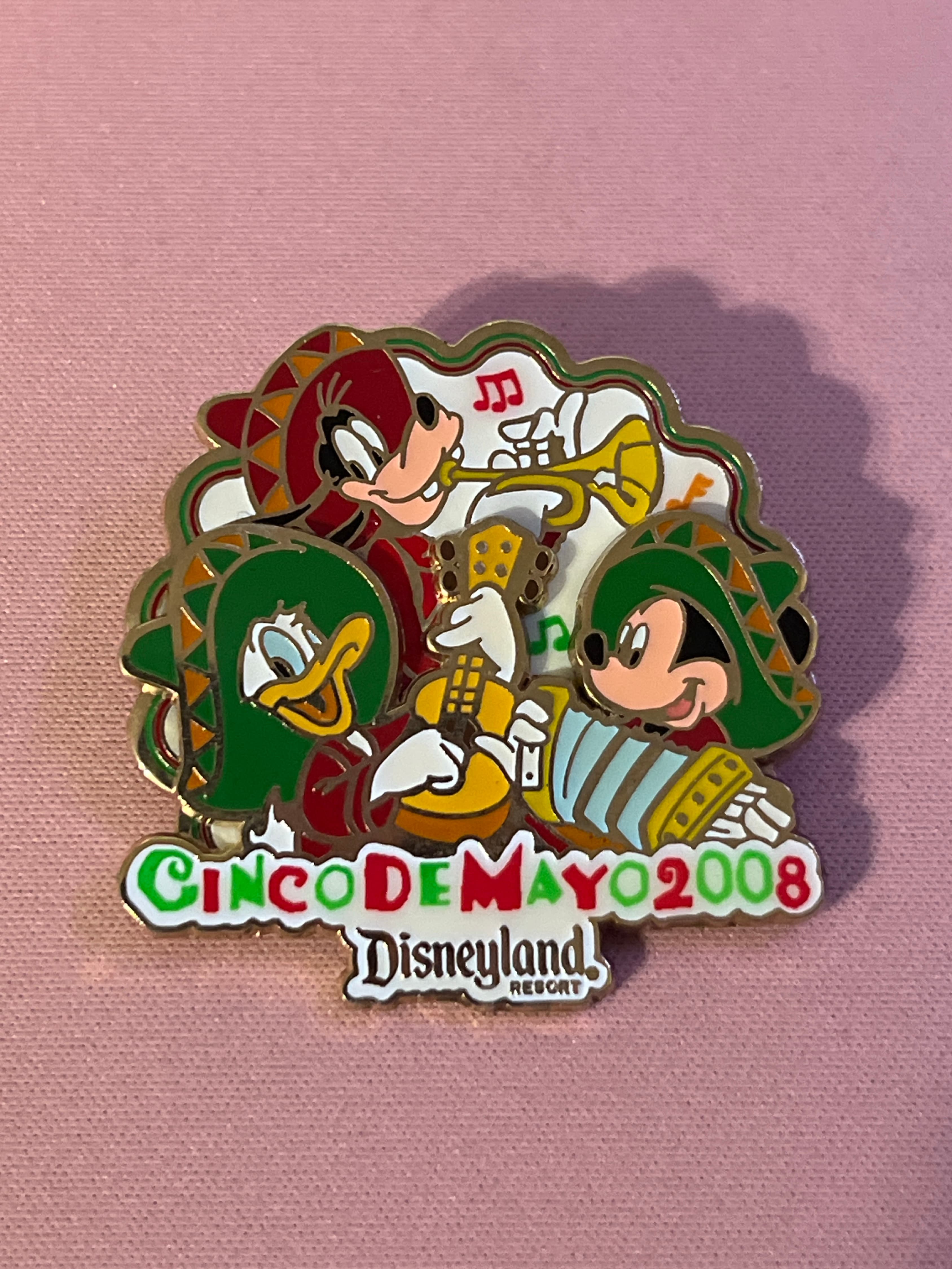 Mickey, Goofy, and Donald Cinco De Mayo 2008