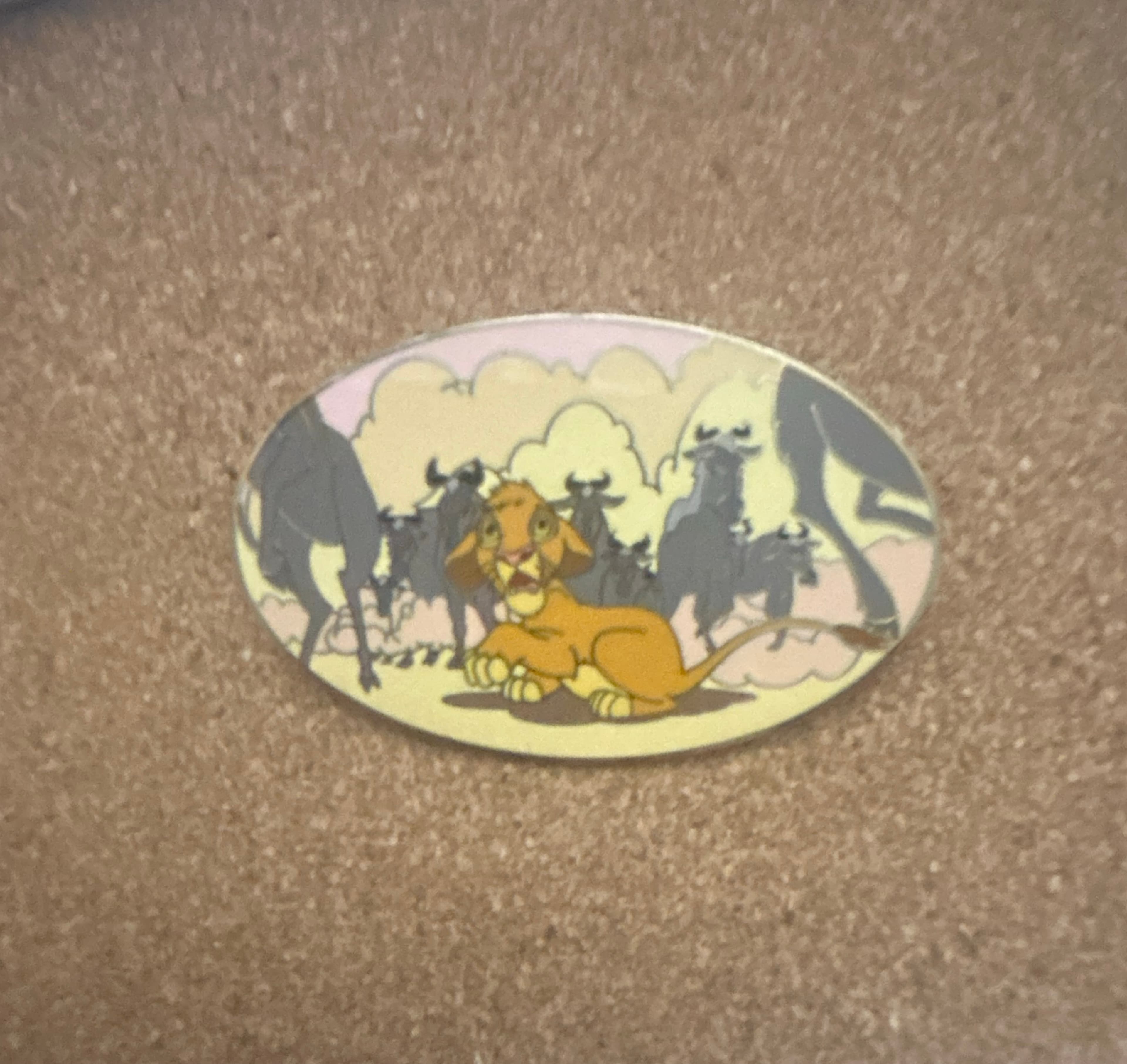 Simba In The Wildebeest Stampede