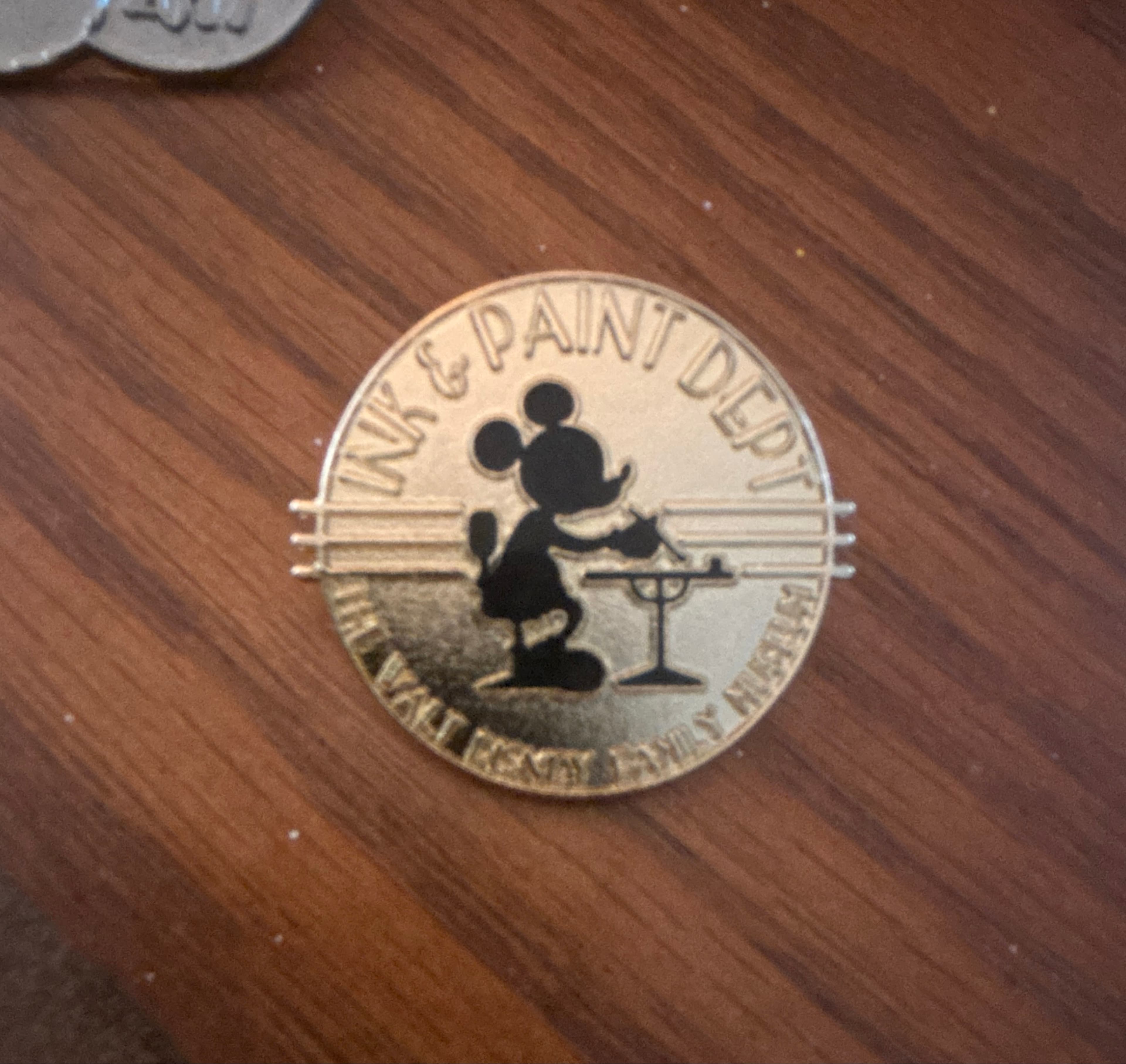 Mickey Mouse Ink & Paint Dept Walt Disney Family Museum Pin