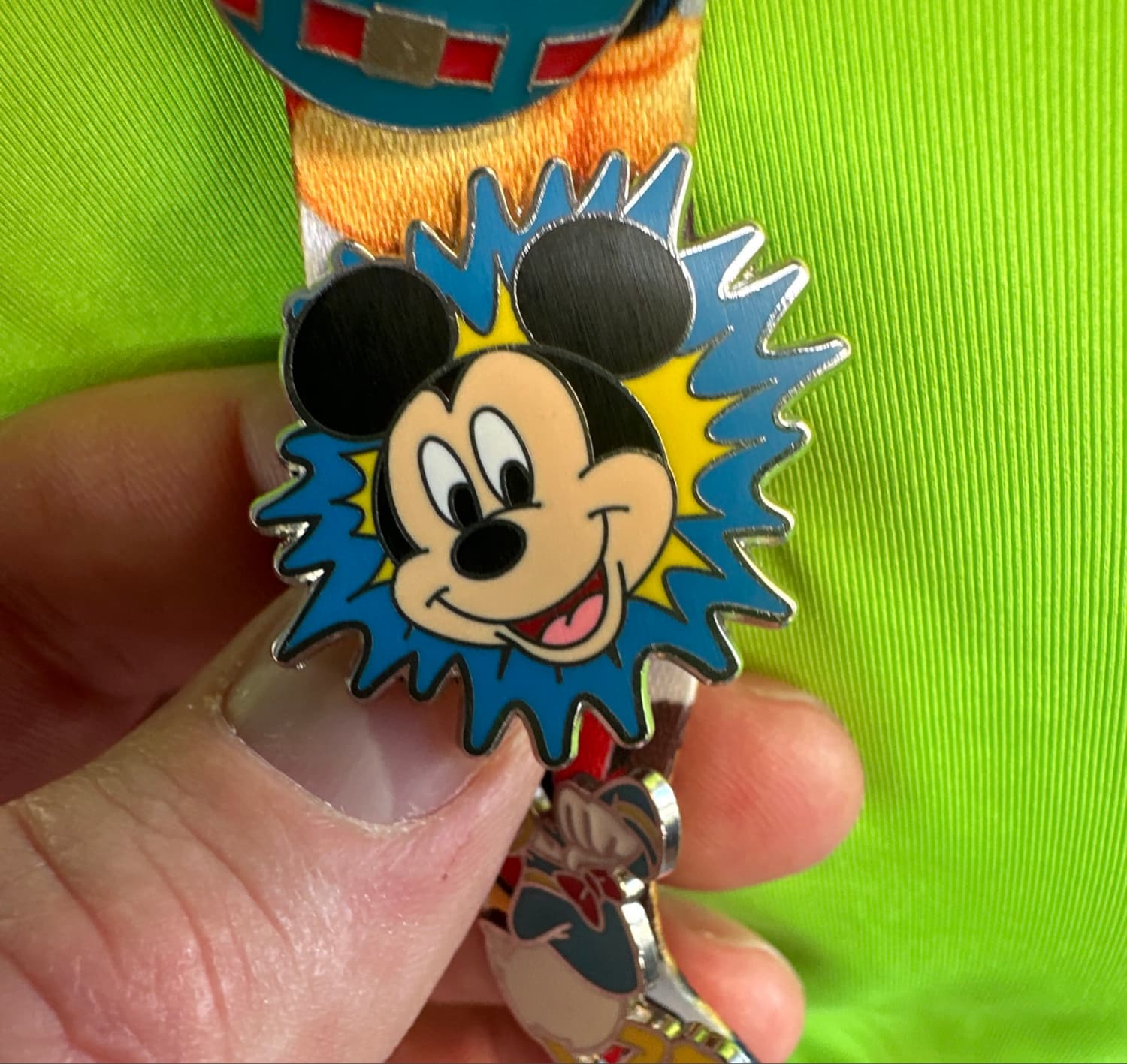 Mickey Mouse Burst Hidden Mickey Pin