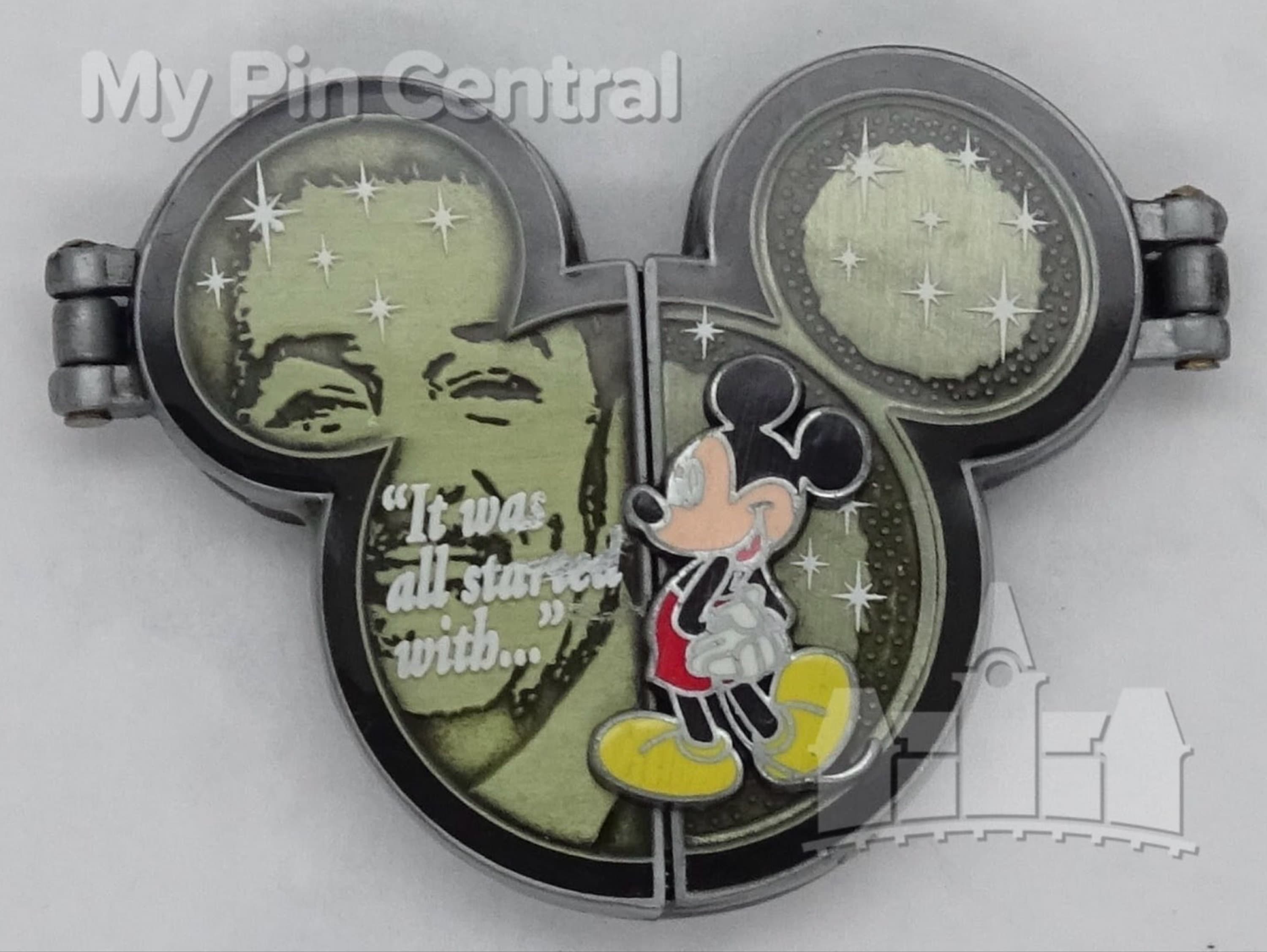 Mickey, Walt Disney - It Was All Started With - Hinged