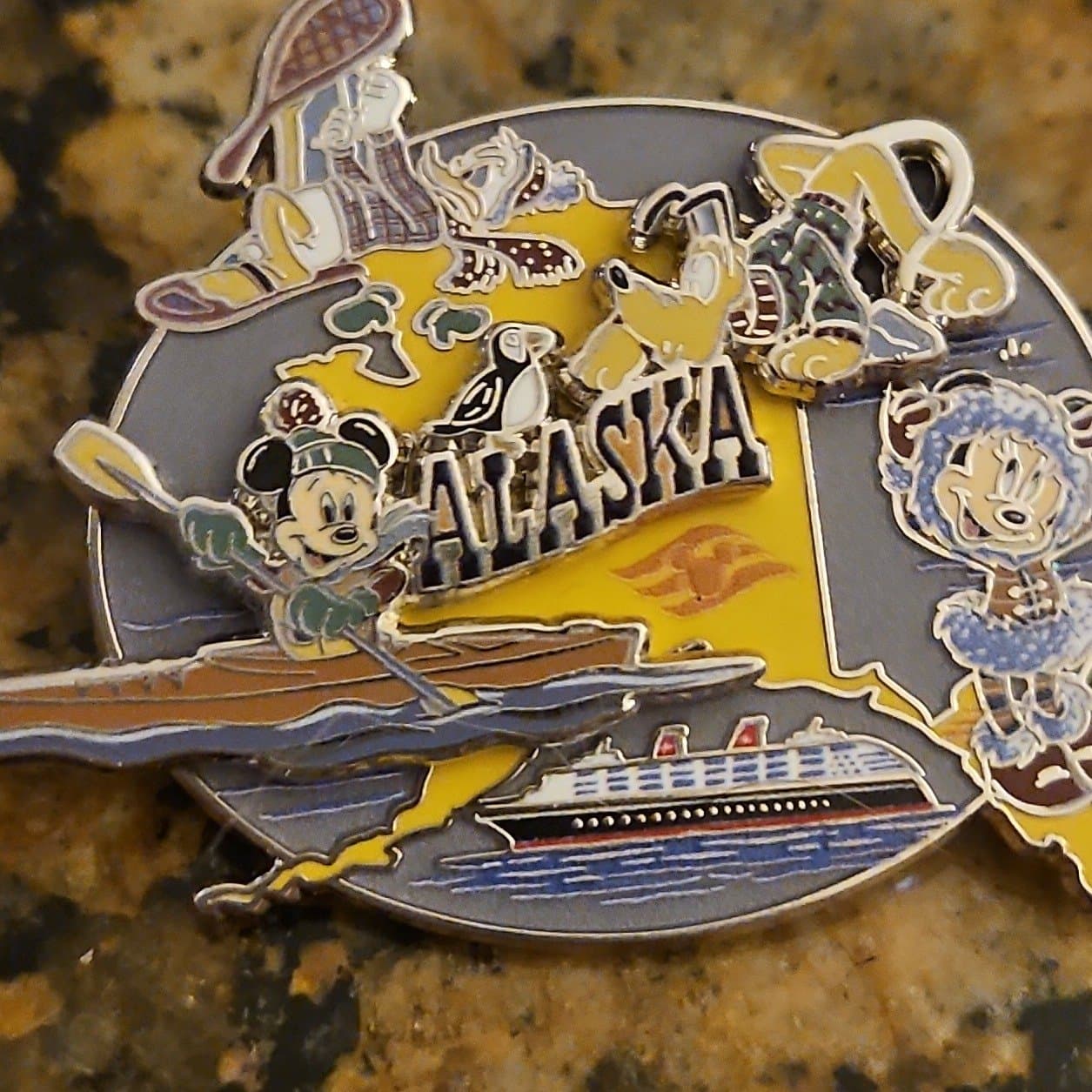 Mickey and Friends Alaska Cruise Line Pin
