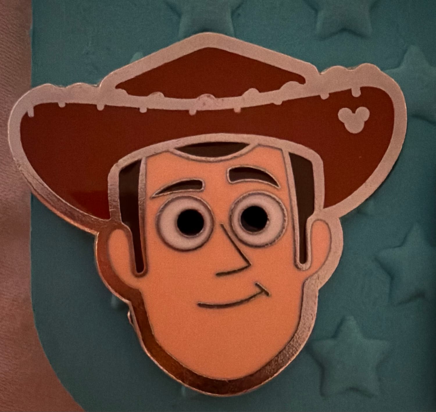 Woody - Character Outlines - Hidden Mickey Pin