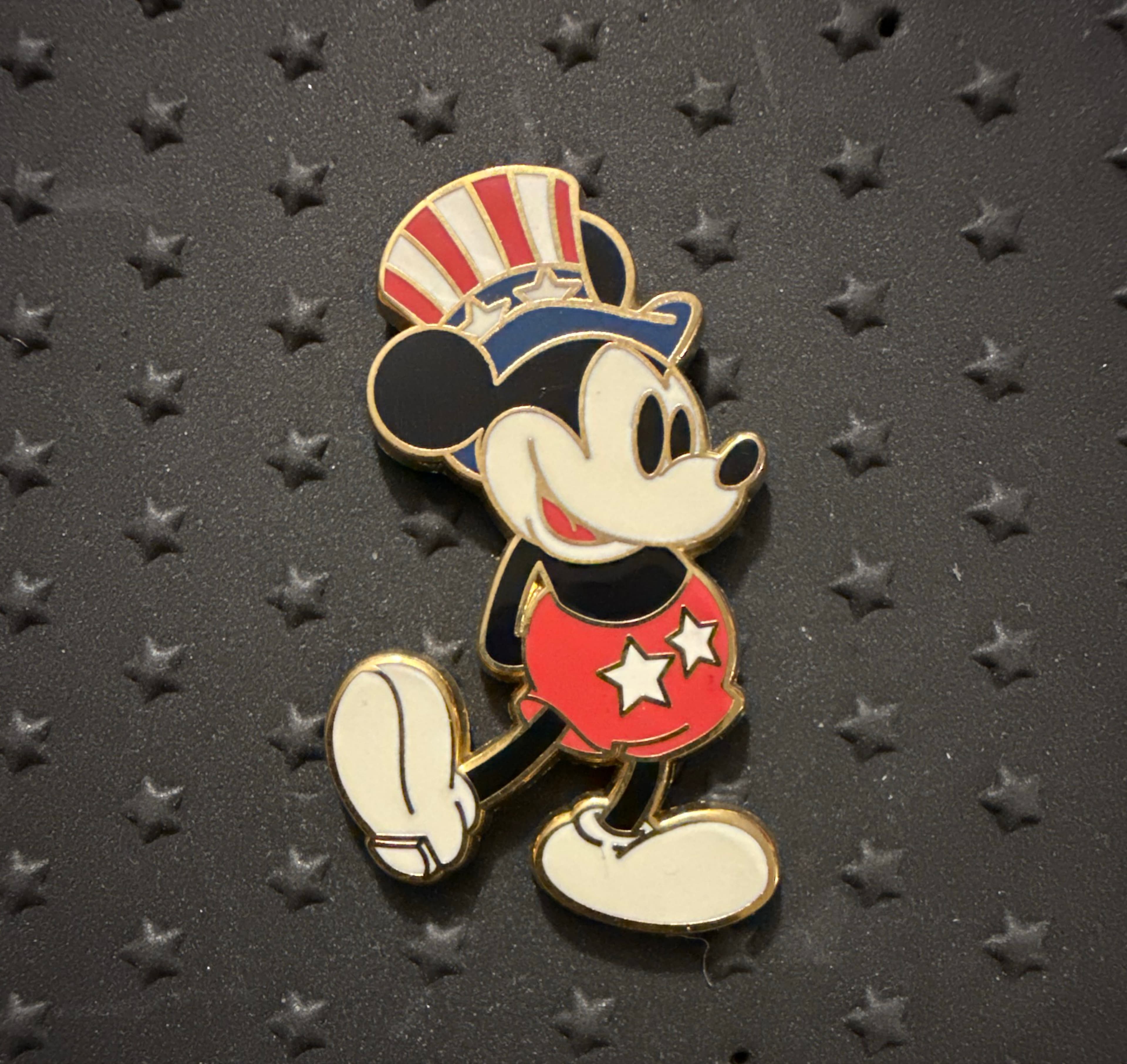 Patriotic Mickey Mouse - Uncle Sam top hat Stars