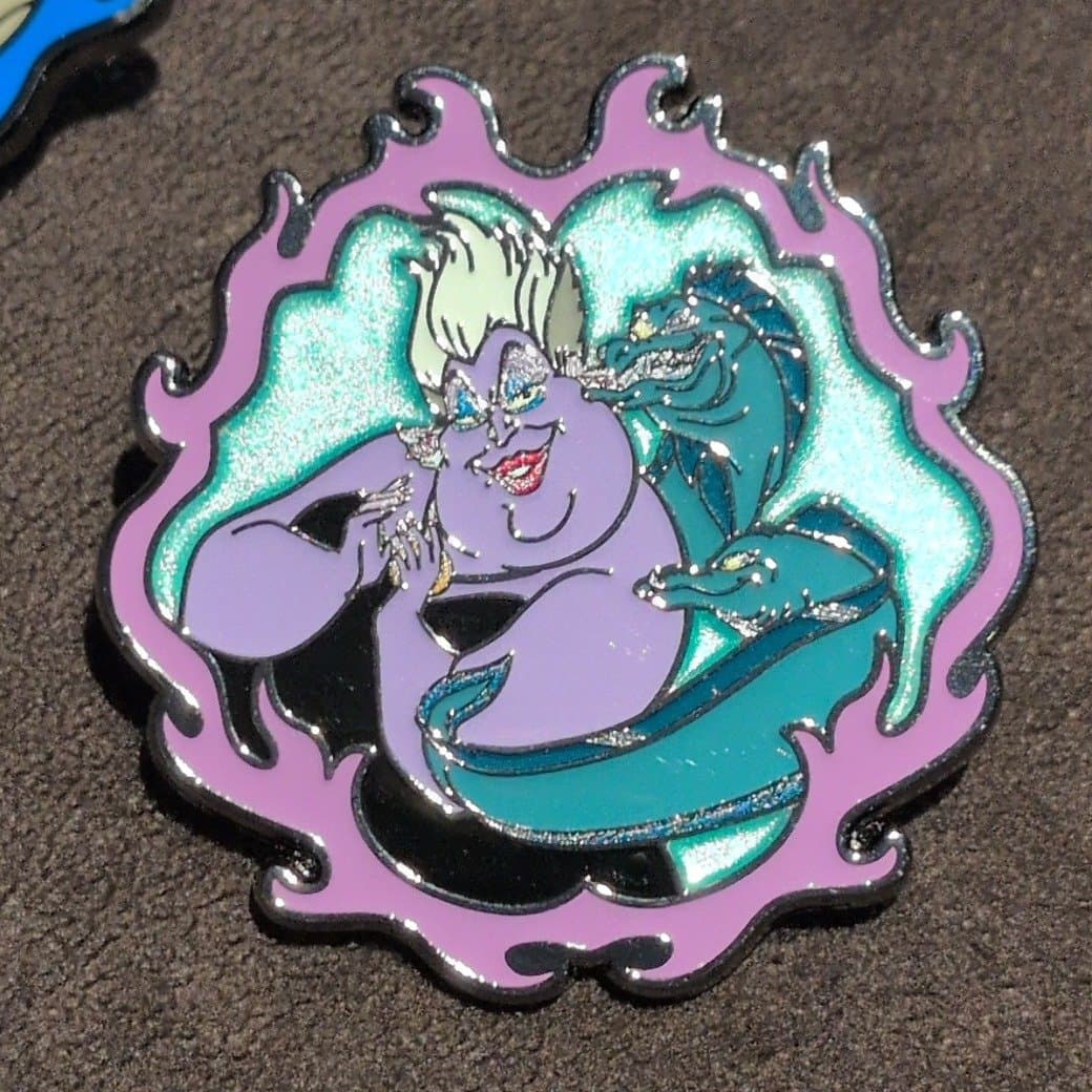 Ursula, Flotsam and Jetsam Pin Disney Villains