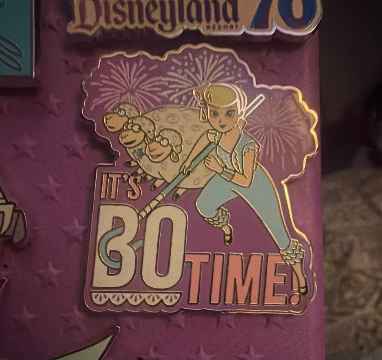 Bo Peep - Toy Story 4 'It's Bo Time!' with Sheep Disney Pin