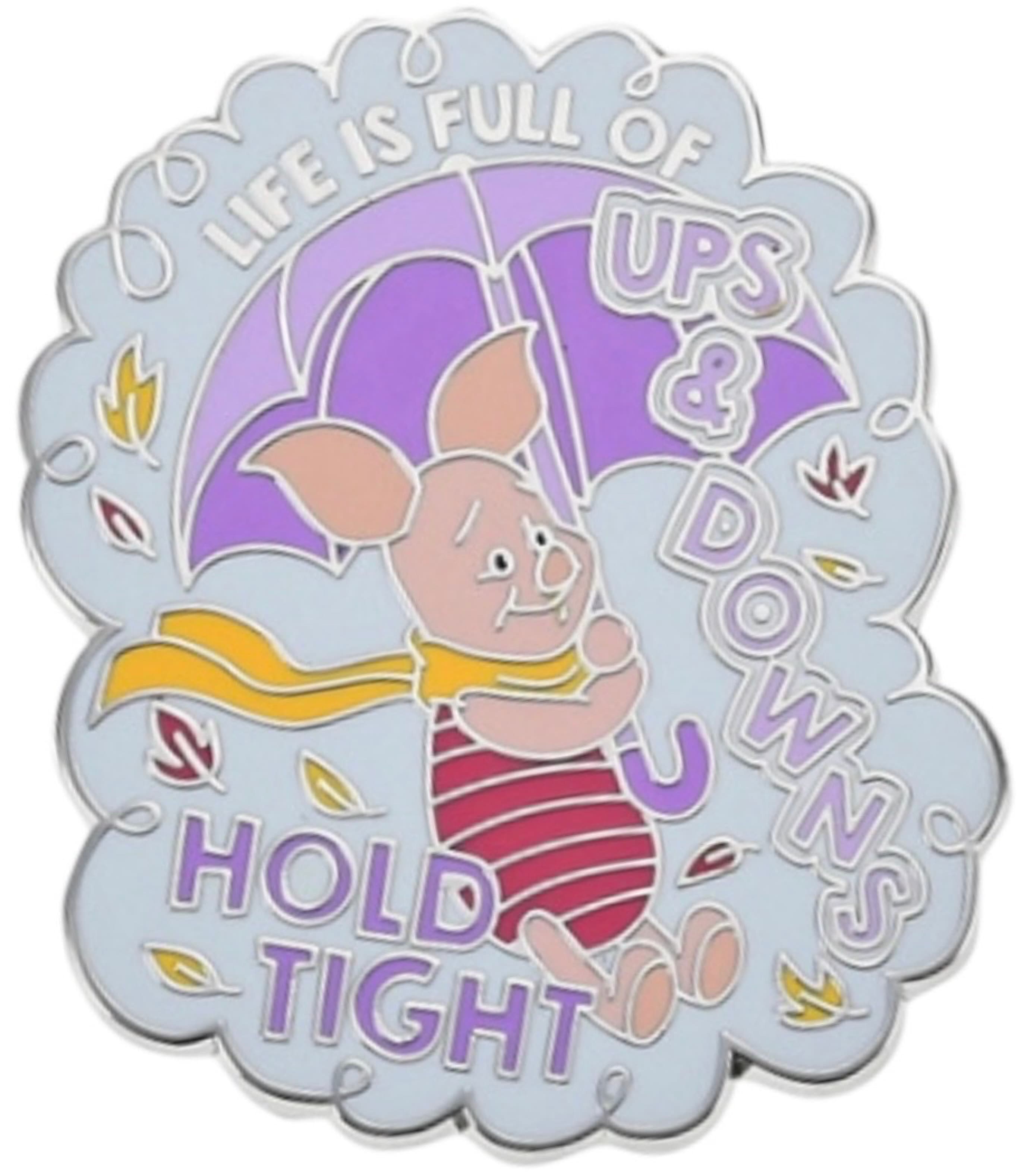 Piglet Life is Full of Ups & Downs Hold Tight