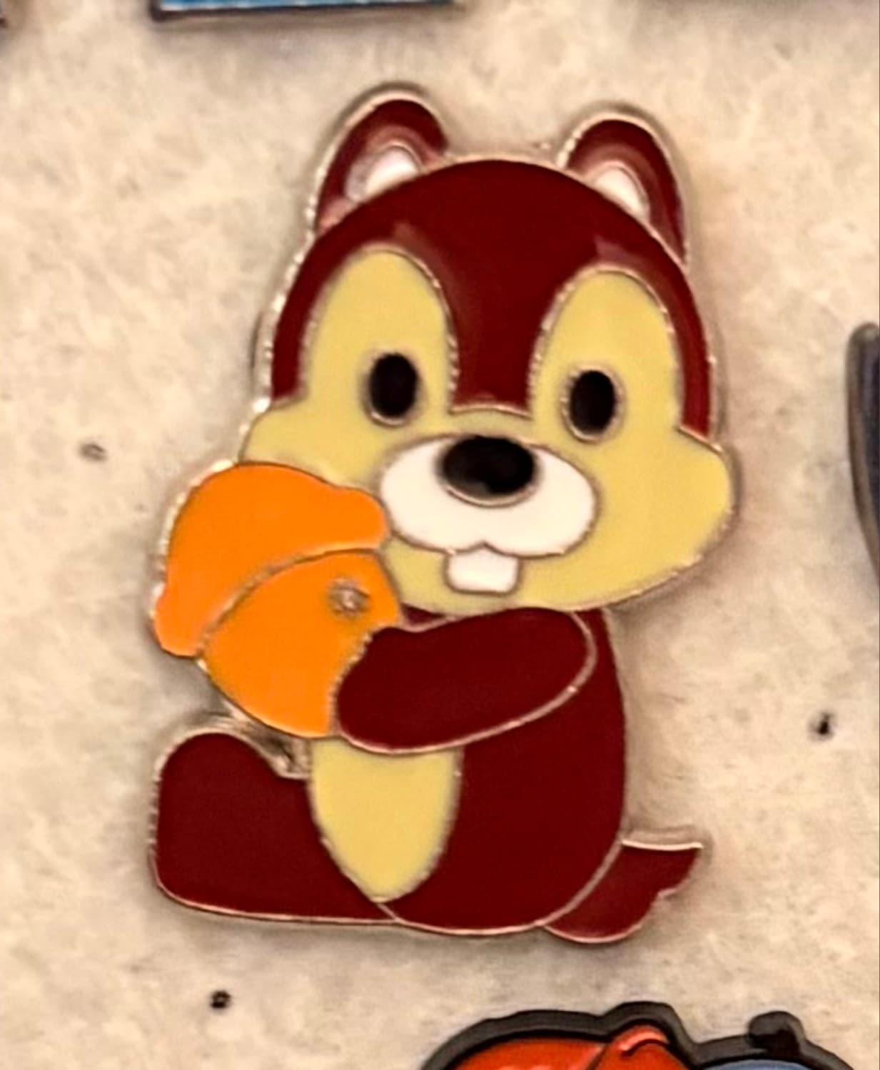 Chip with Acorn - Cutie Characters - Mini Pin