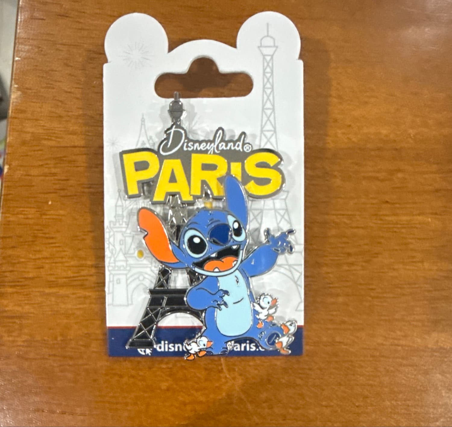 Stitch with Ducklings and Eiffel Tower - Disneyland Paris