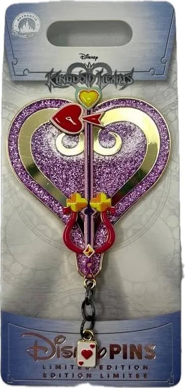 Lady Luck Alice Kingdom Hearts Keyblade Pin