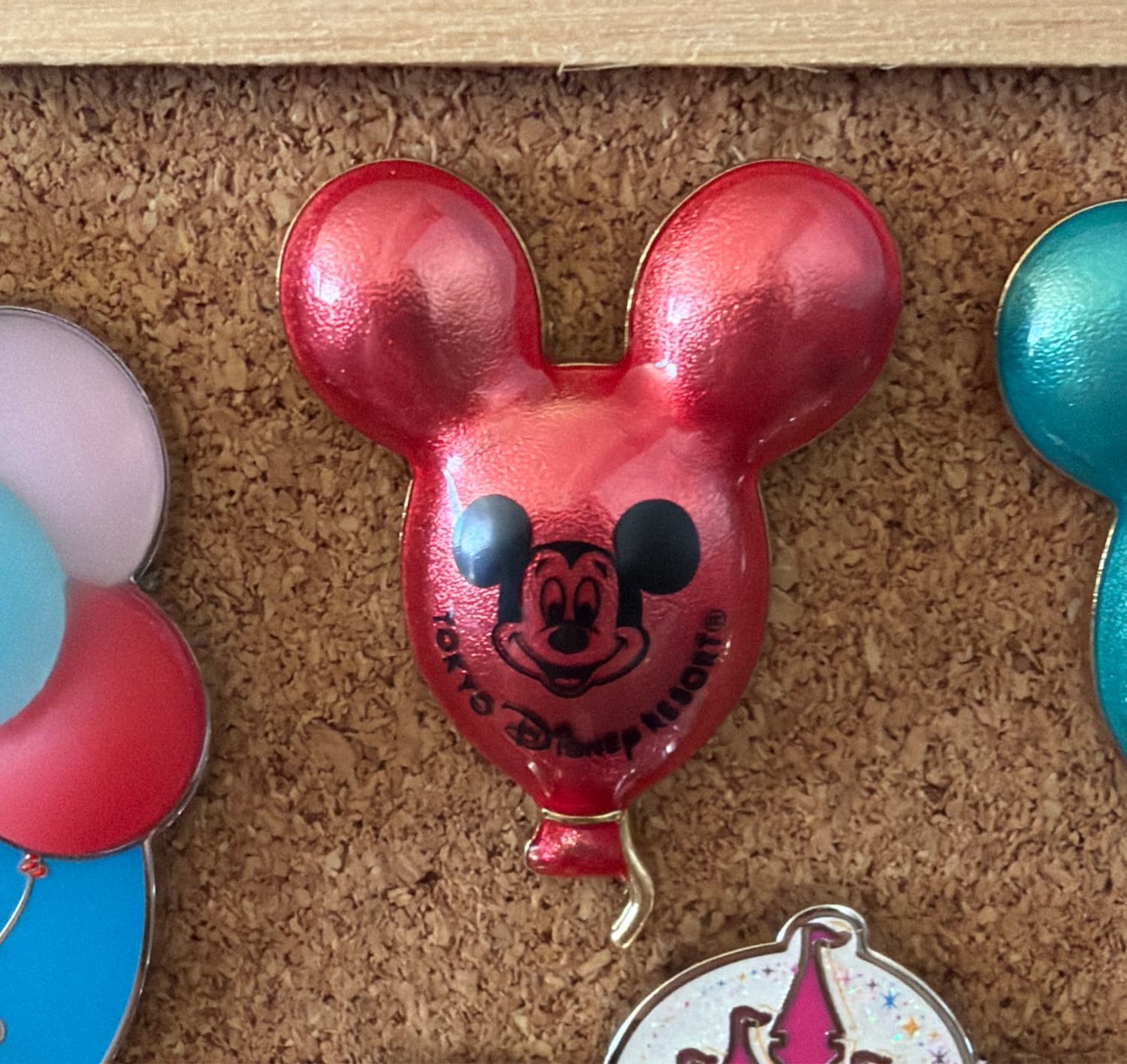 Tokyo Disney Resort Red Mickey Balloon Pin