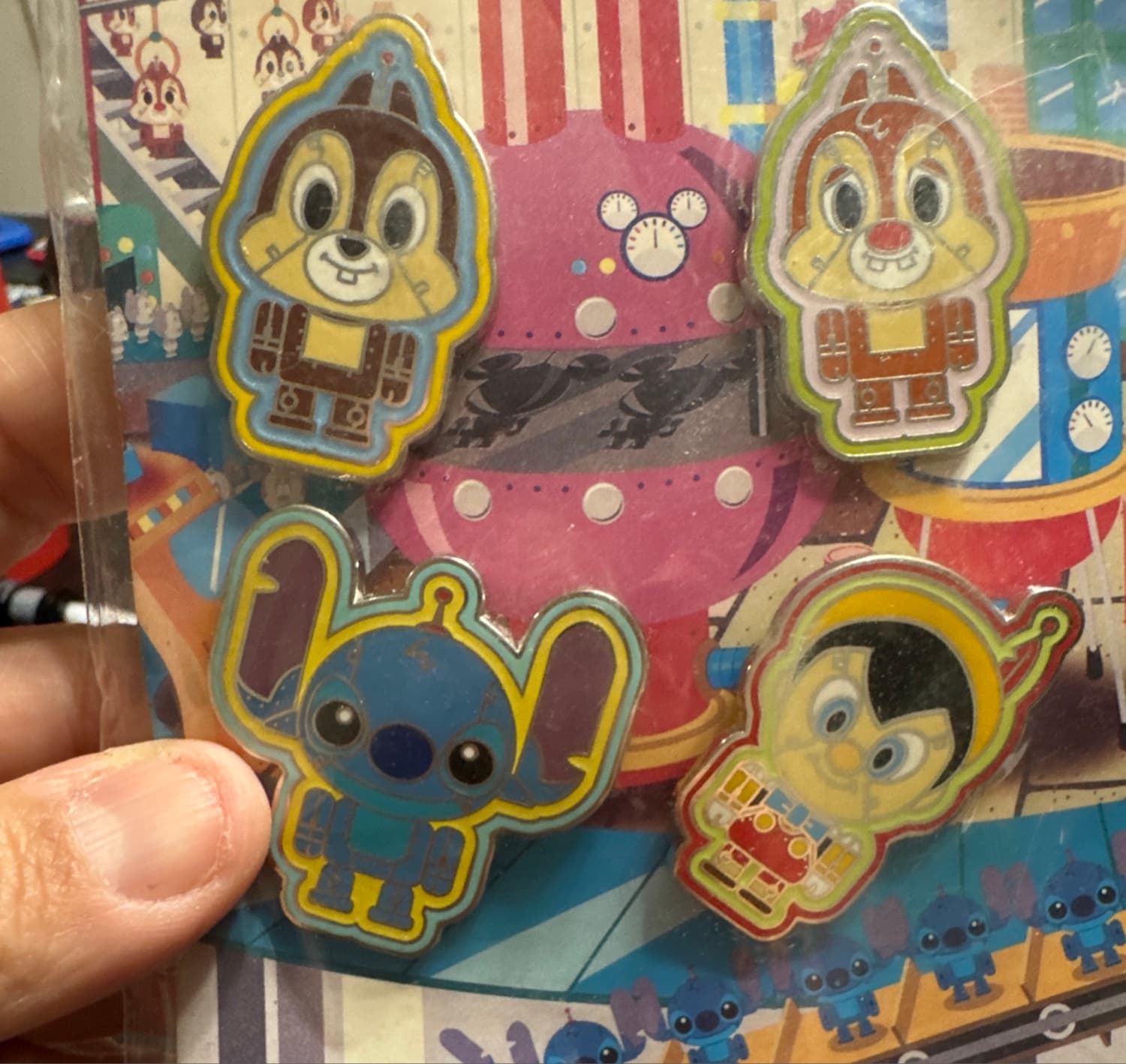 Mechanical Characters Disney Trading Pin Series