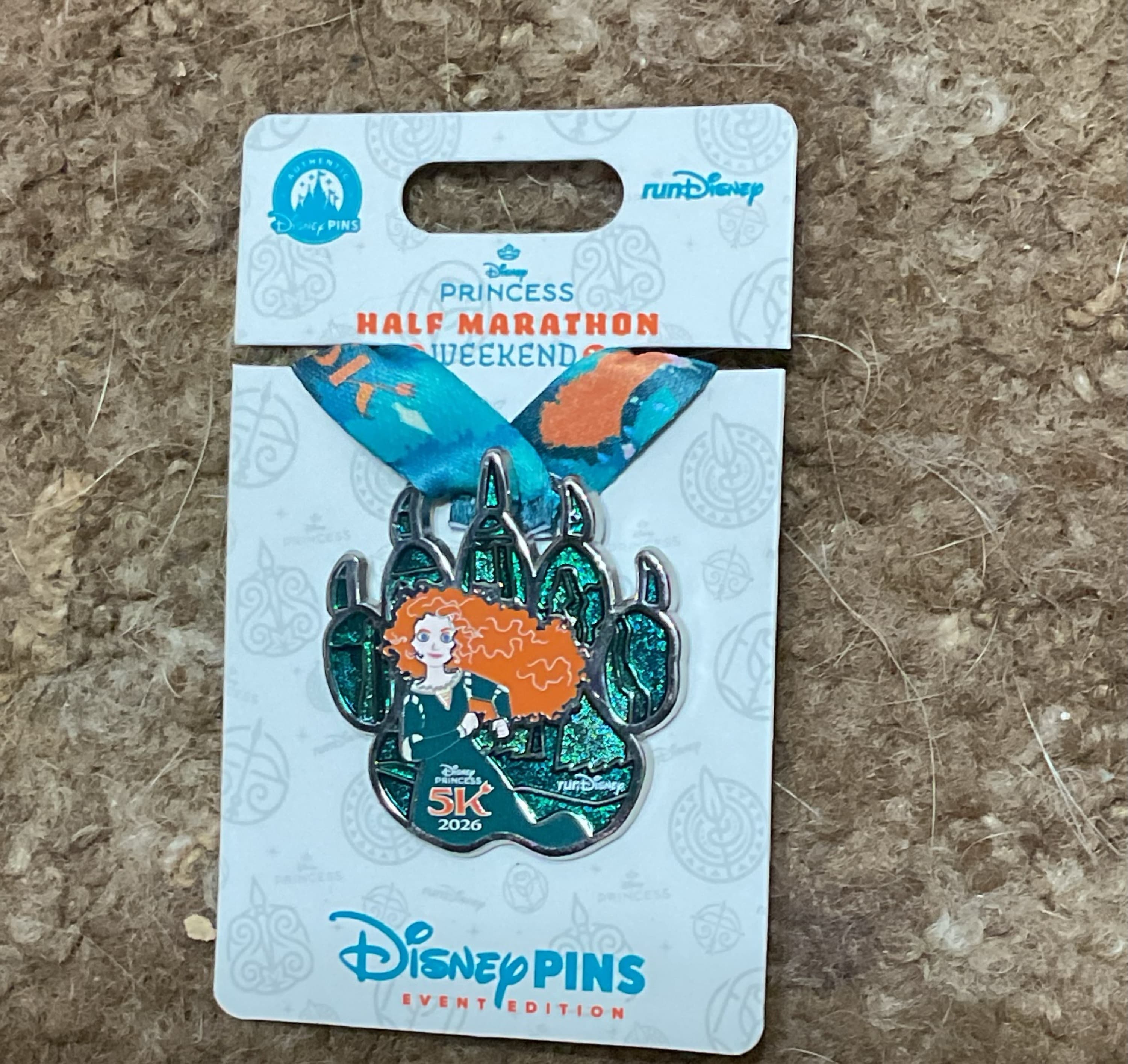 WDW - Merida - 5K Medal Replica - Disney Princess Half Marathon Weekend 2026