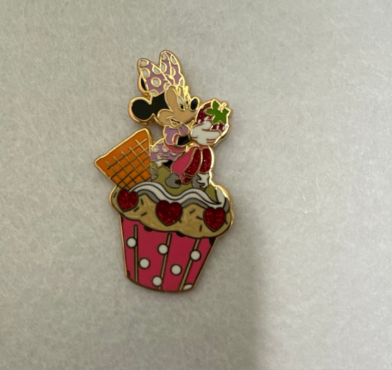 Minnie Mouse Strawberry Cupcake
