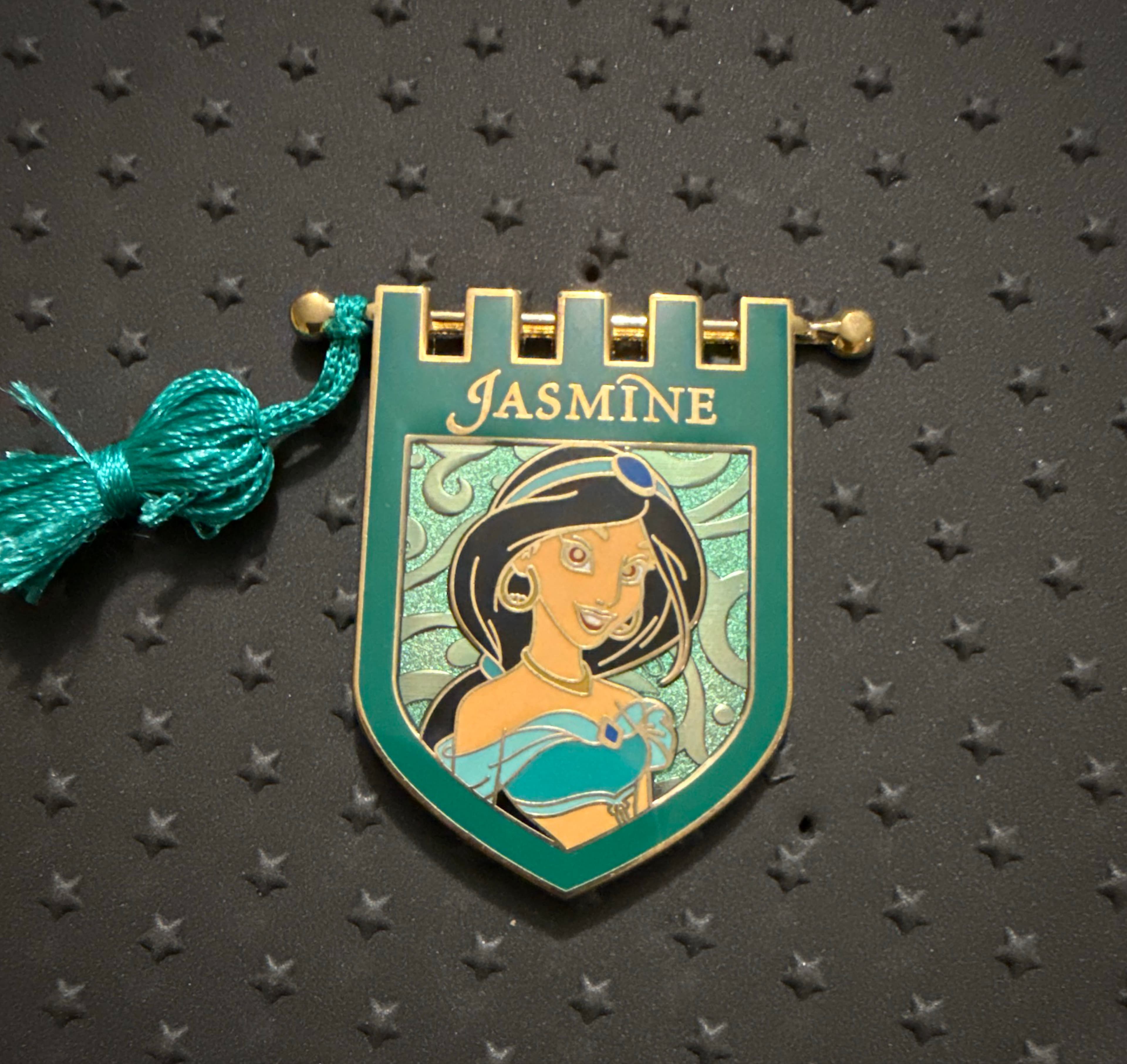 Princess Jasmine Crest Banner with Tassels