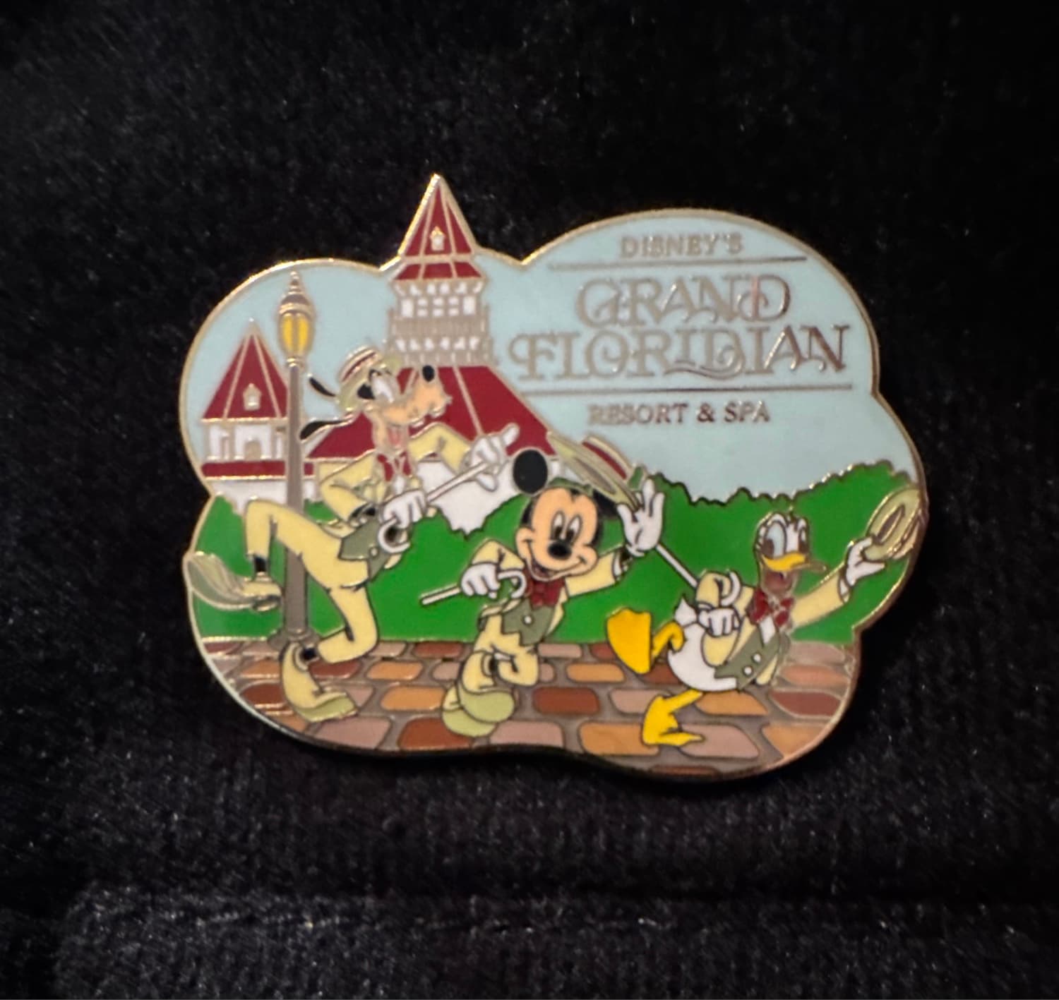 Disney's Grand Floridian Resort & Spa Dapper Mickey Donald Goofy Pin
