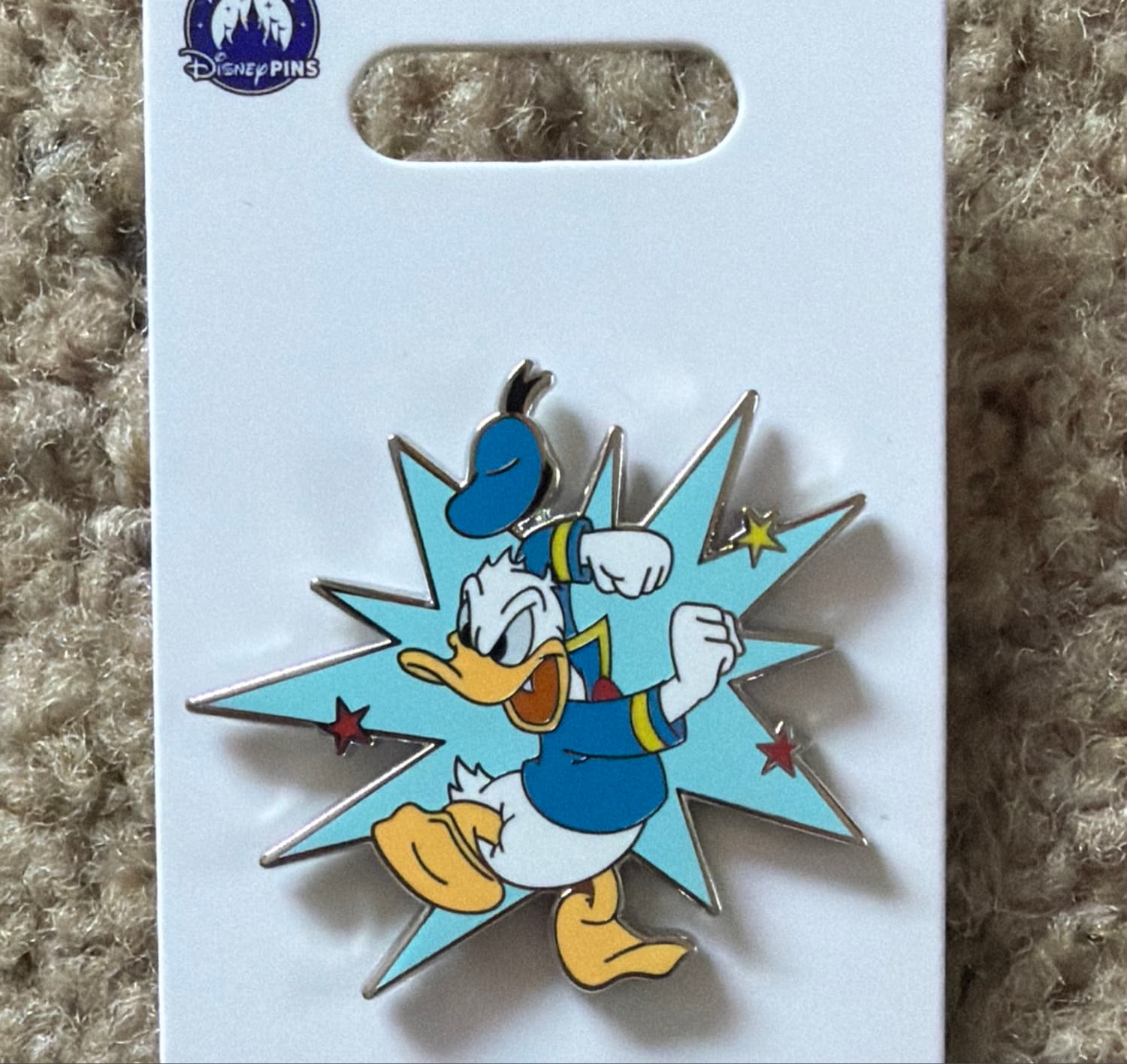 Donald Duck Tantrum Pin