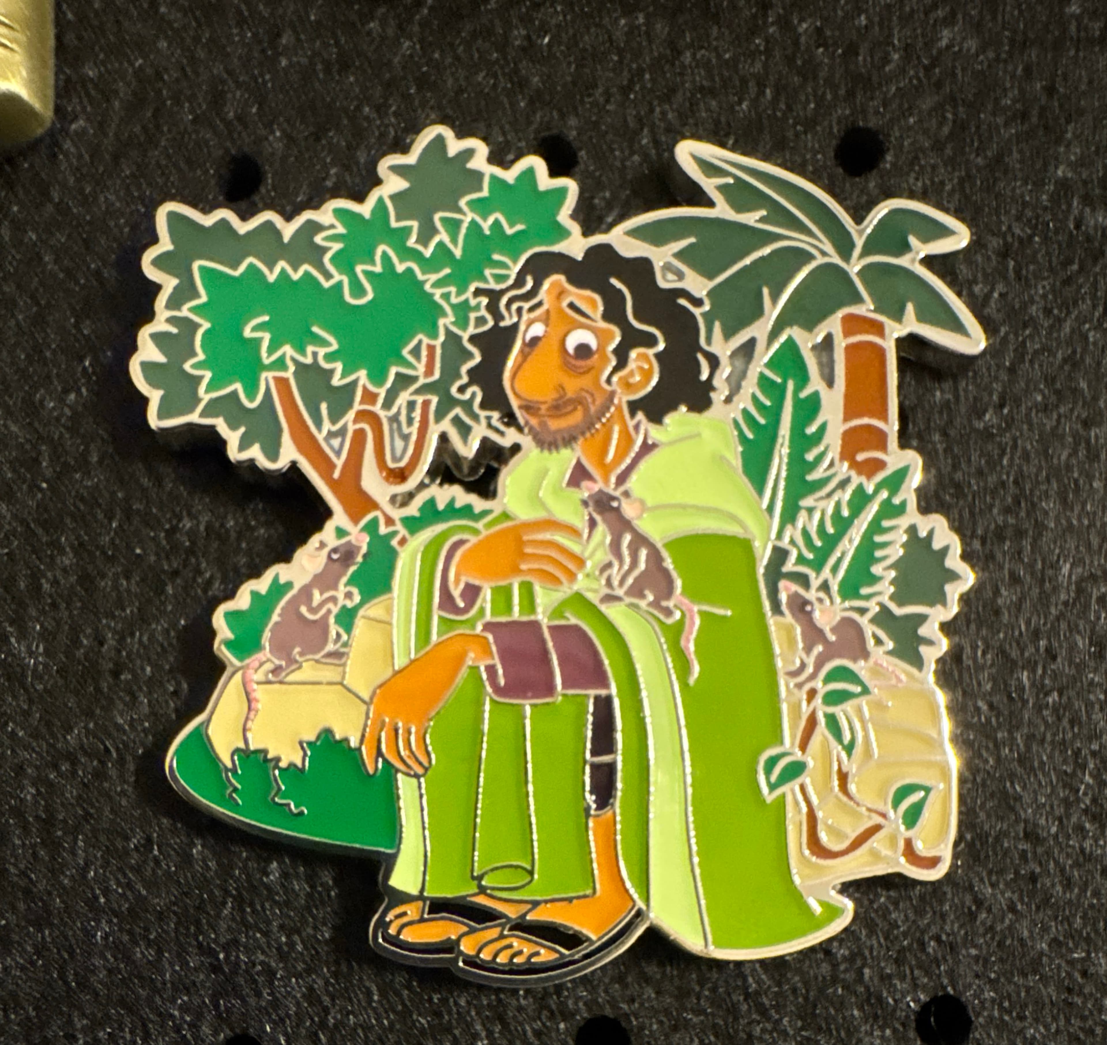 Bruno sitting with rats - Encanto