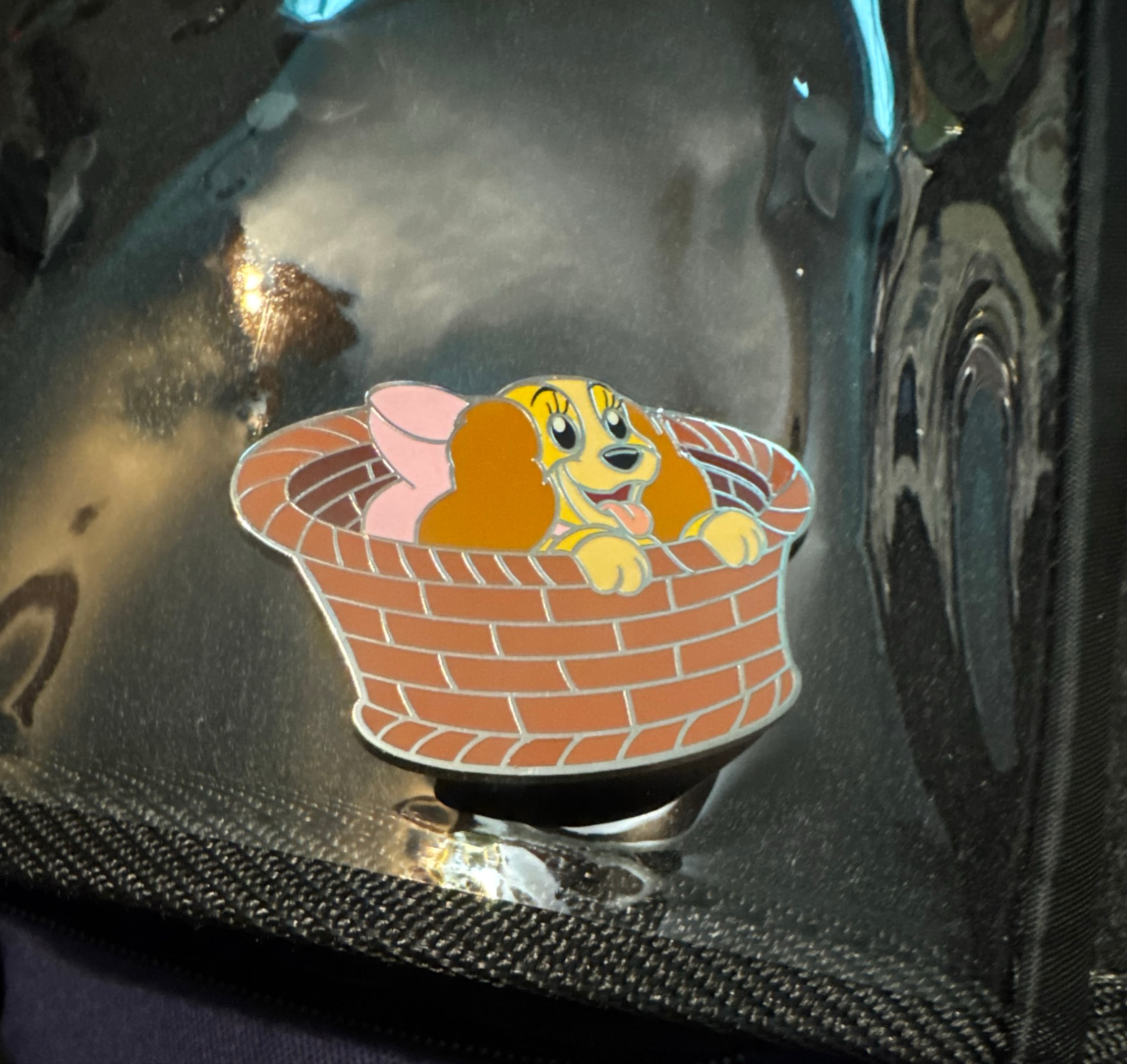 Baby Lady in basket - Lady and The Tramp