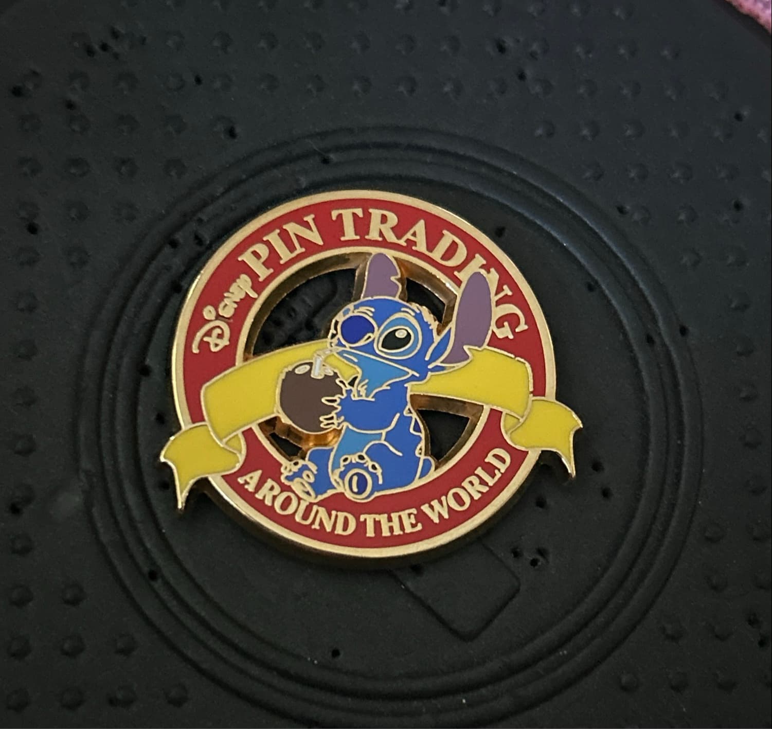 Stitch Drinking Coconut - Disney Pin Trading Around the World