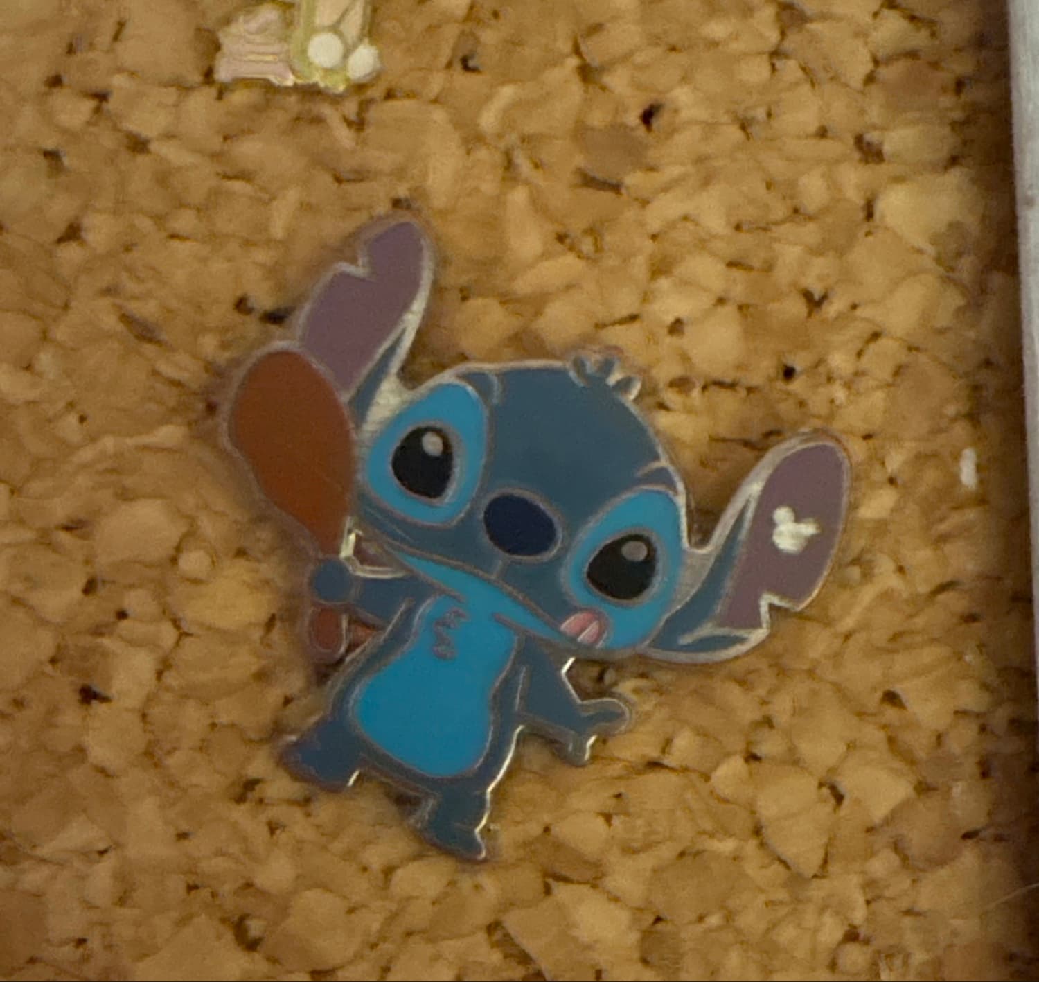 Stitch with Turkey Leg - Hidden Mickey