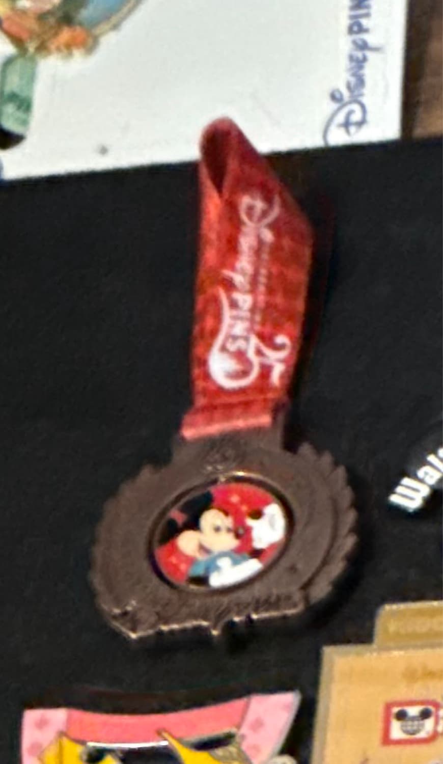 Mickey and Minnie Mouse Pin Trading 25th Anniversary Medal Pin