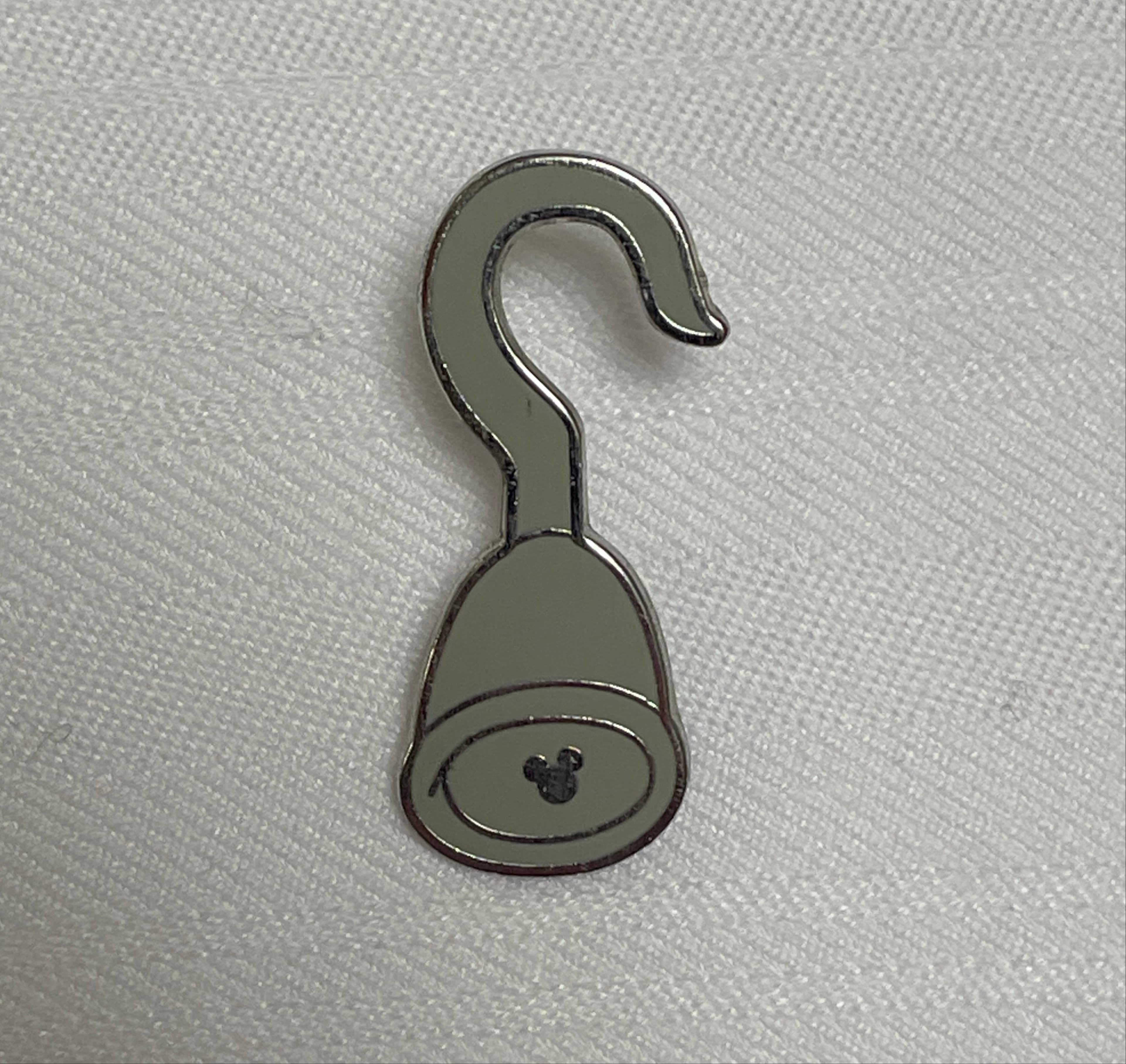 Captain Hook's Hook Hidden Mickey Pin