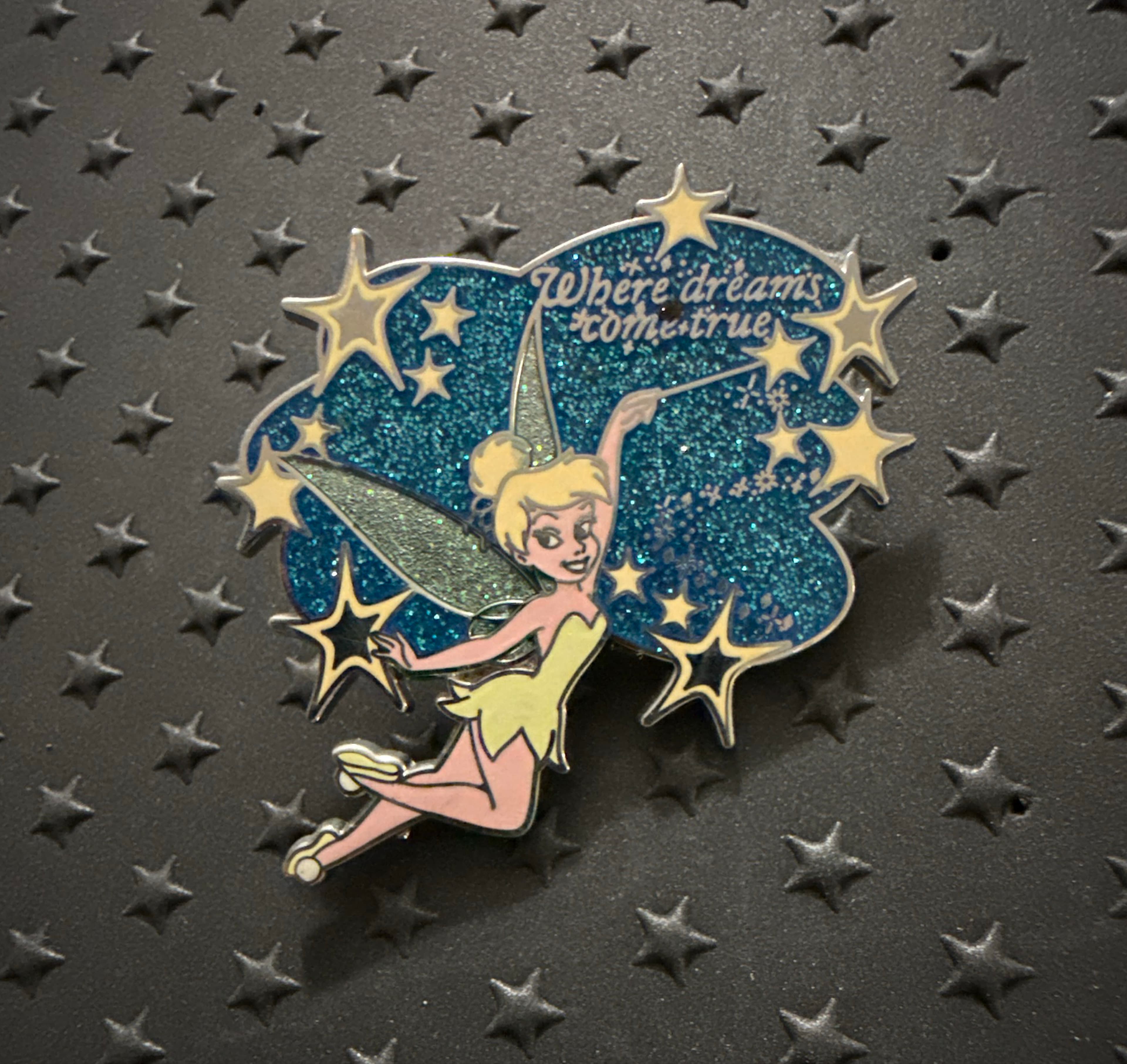 Tinker Bell - Where Dreams Come True - Pixie Dust Pin front