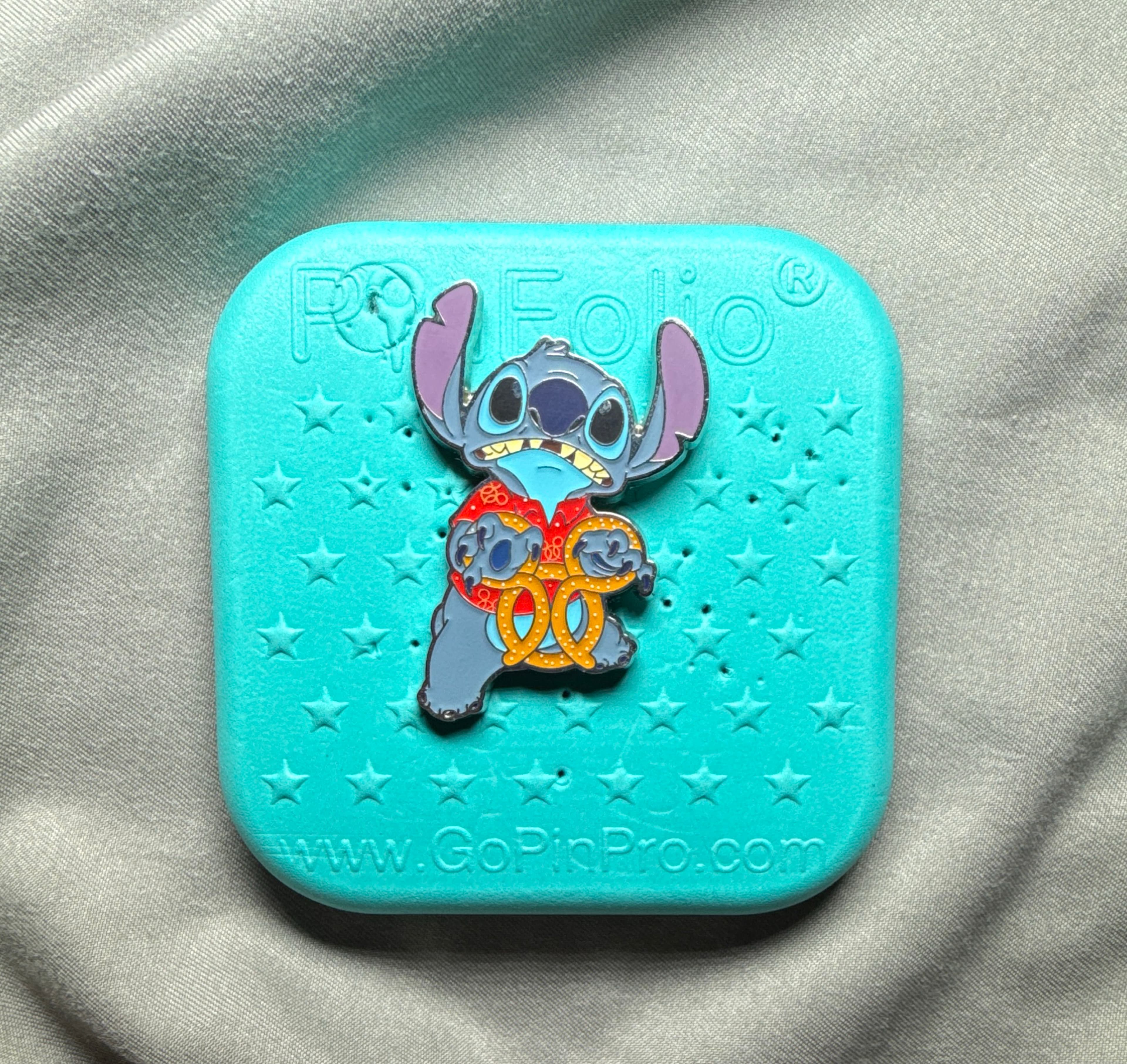 Stitch Holding Pretzel - Stitch Attacks Snacks Series - January