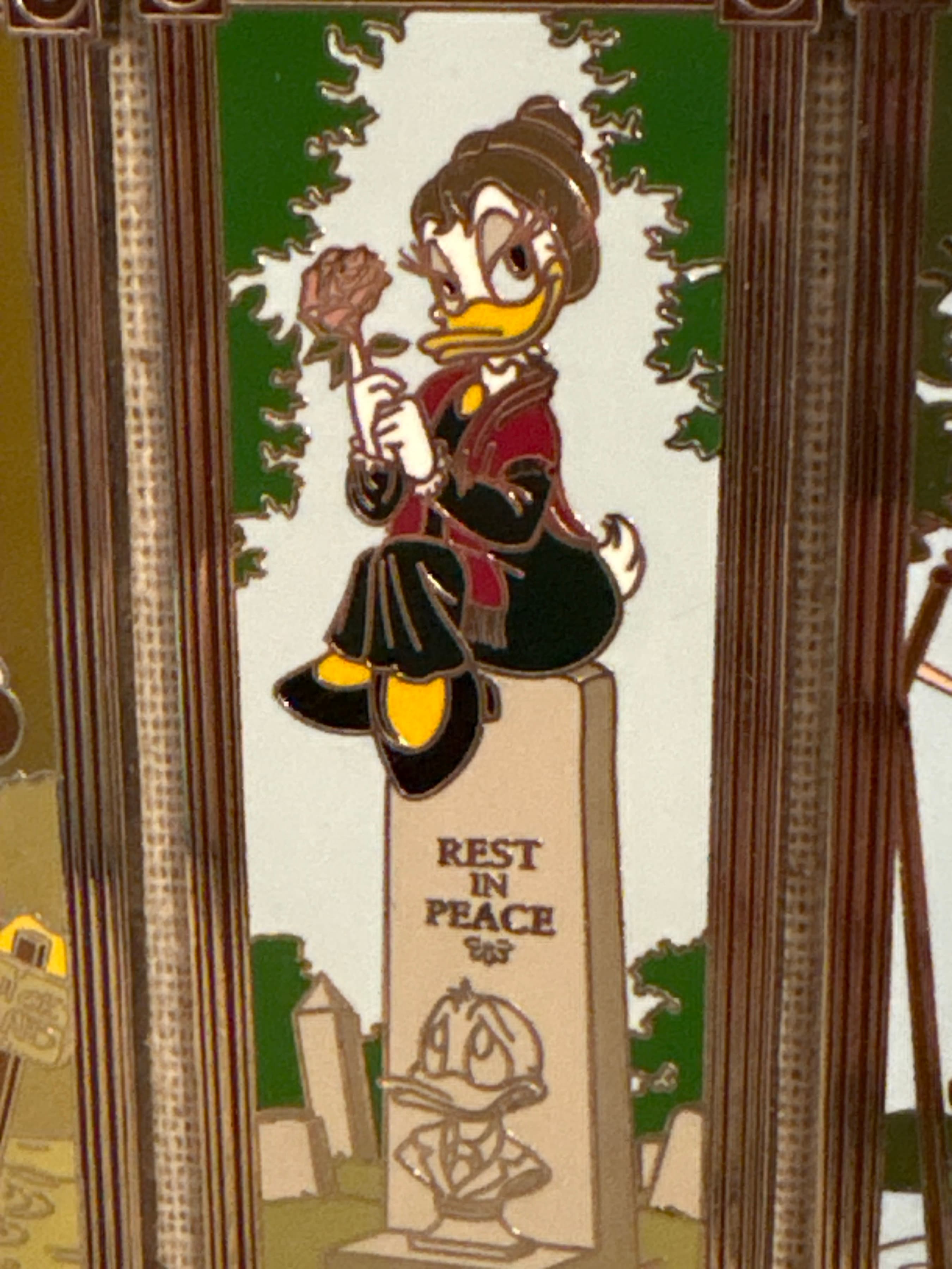 Characters in Stretching Portraits - Daisy on Tombstone - Haunted Mansion front