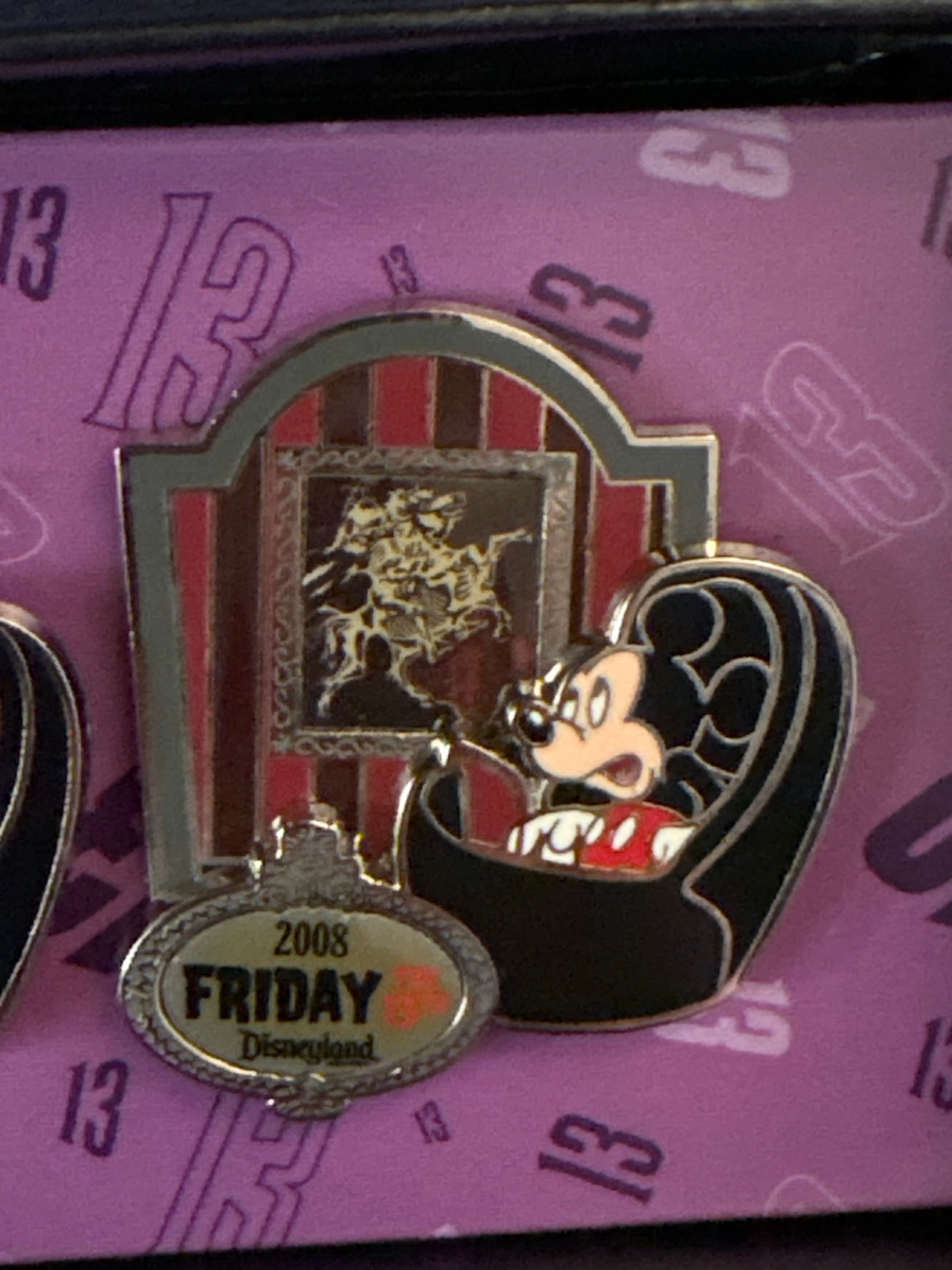 Mickey Mouse - Haunted Mansion Friday the 13th Doom Buggy Pin Set