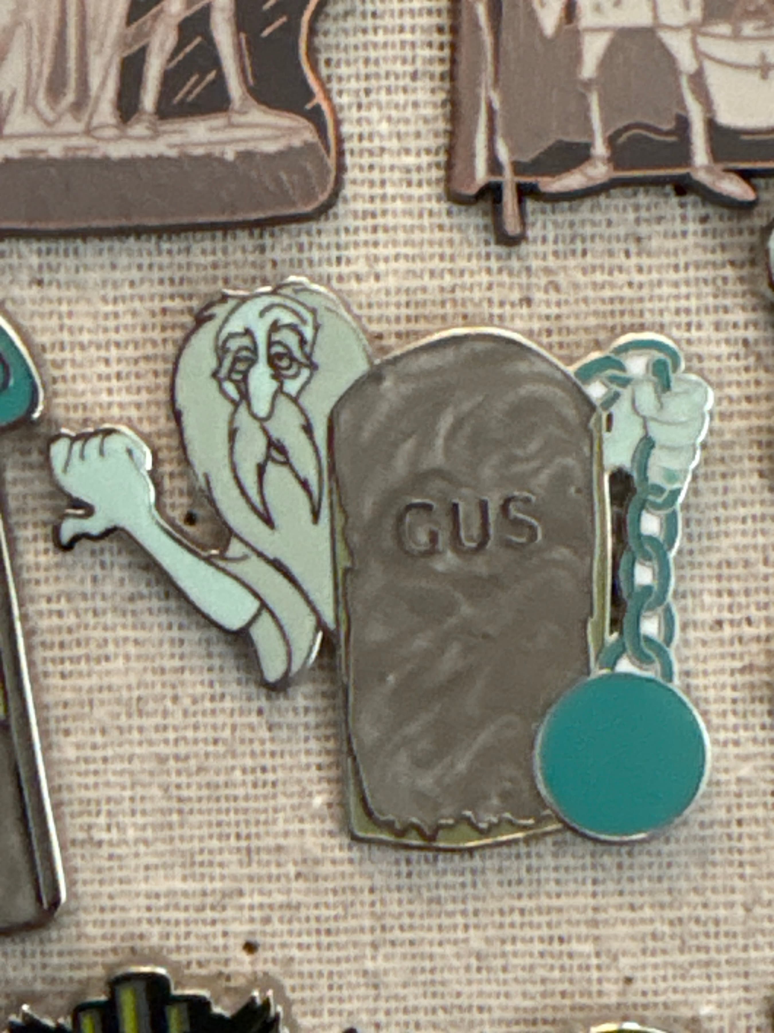 Gus' Tombstone - Magic Kingdom's Haunted Mansion Interactive Graveyard Queue Mystery Collection front