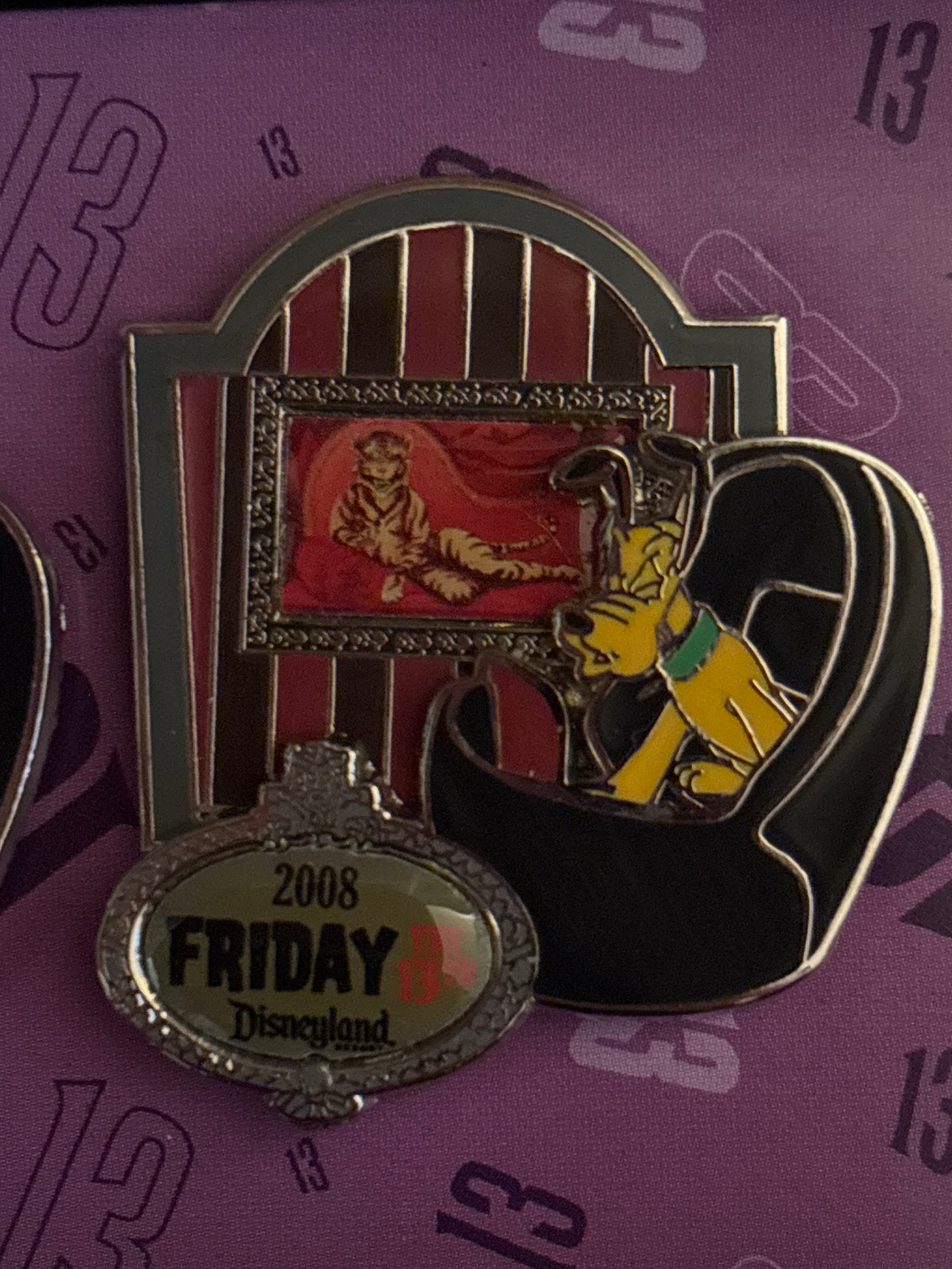 Pluto - Haunted Mansion Friday the 13th Doom Buggy Pin Set