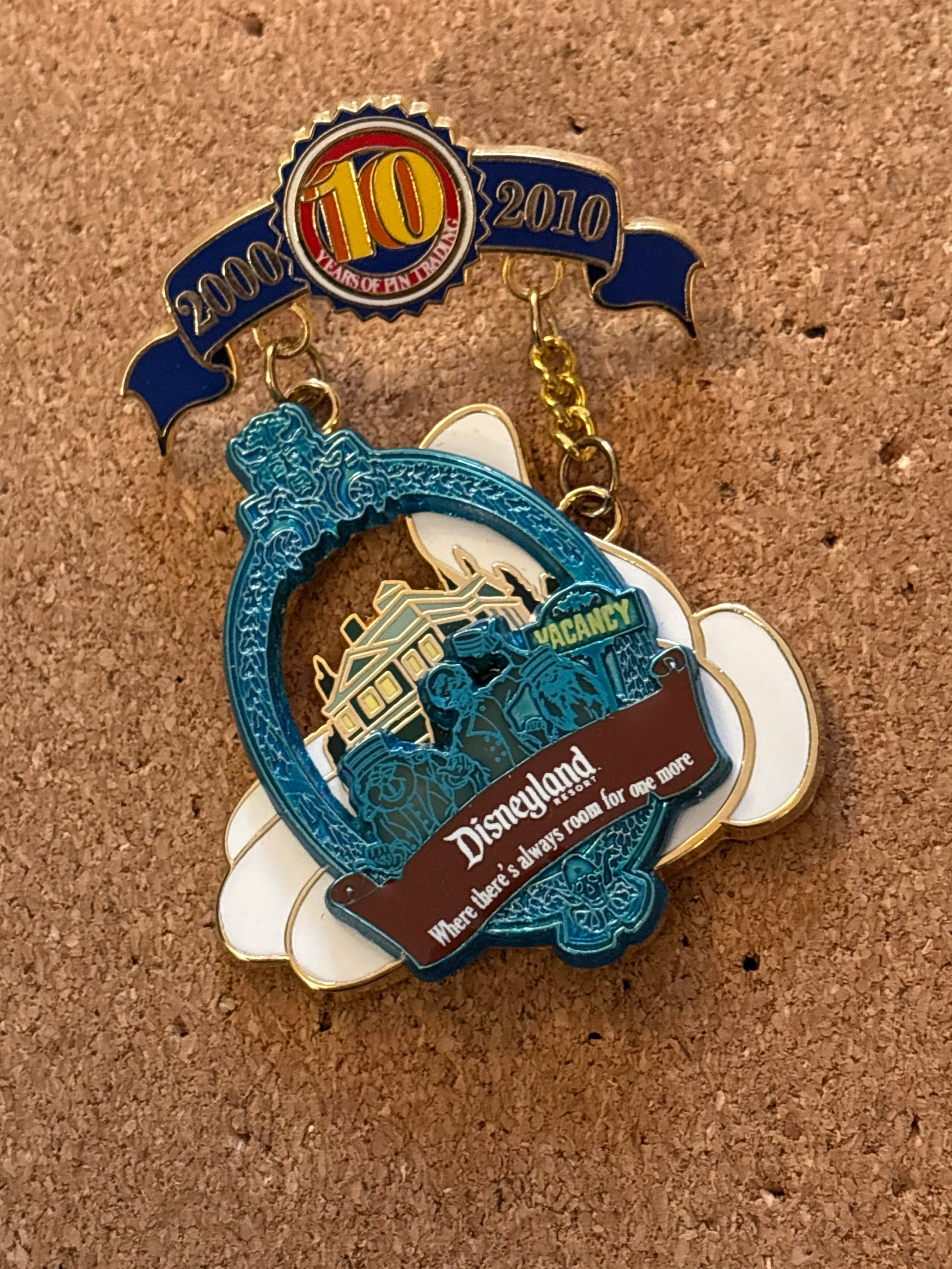 Pinbassador Inspirations 2007 Haunted Mansion - Disney Pin Trading 10th Anniversary: Decade of Magical Trades front