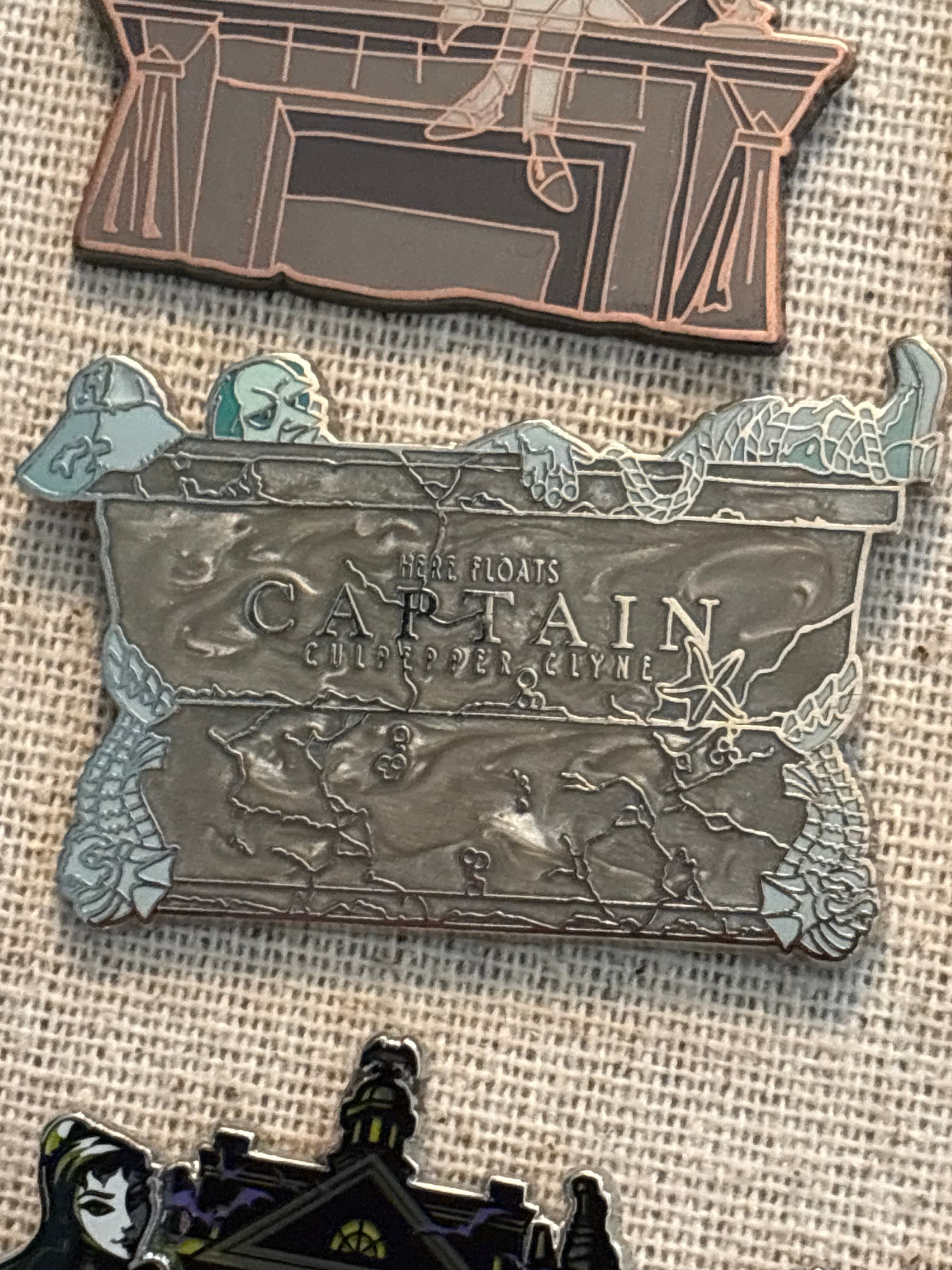 Captain Culpepper Clyne's Tomb - Magic Kingdom's Haunted Mansion Interactive Graveyard Queue Mystery Collection