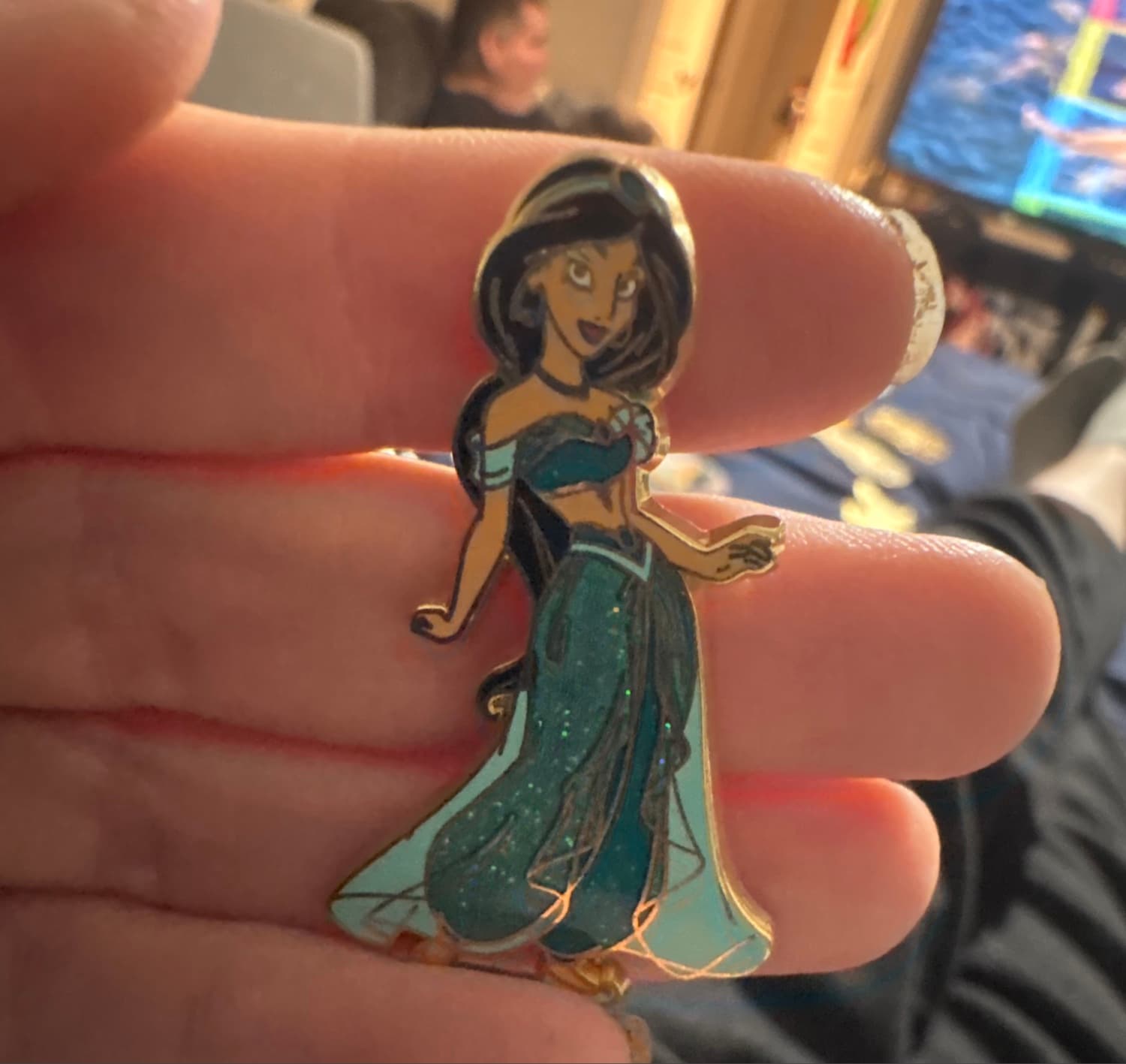 Jasmine Full Body Glitter Outfit Pin