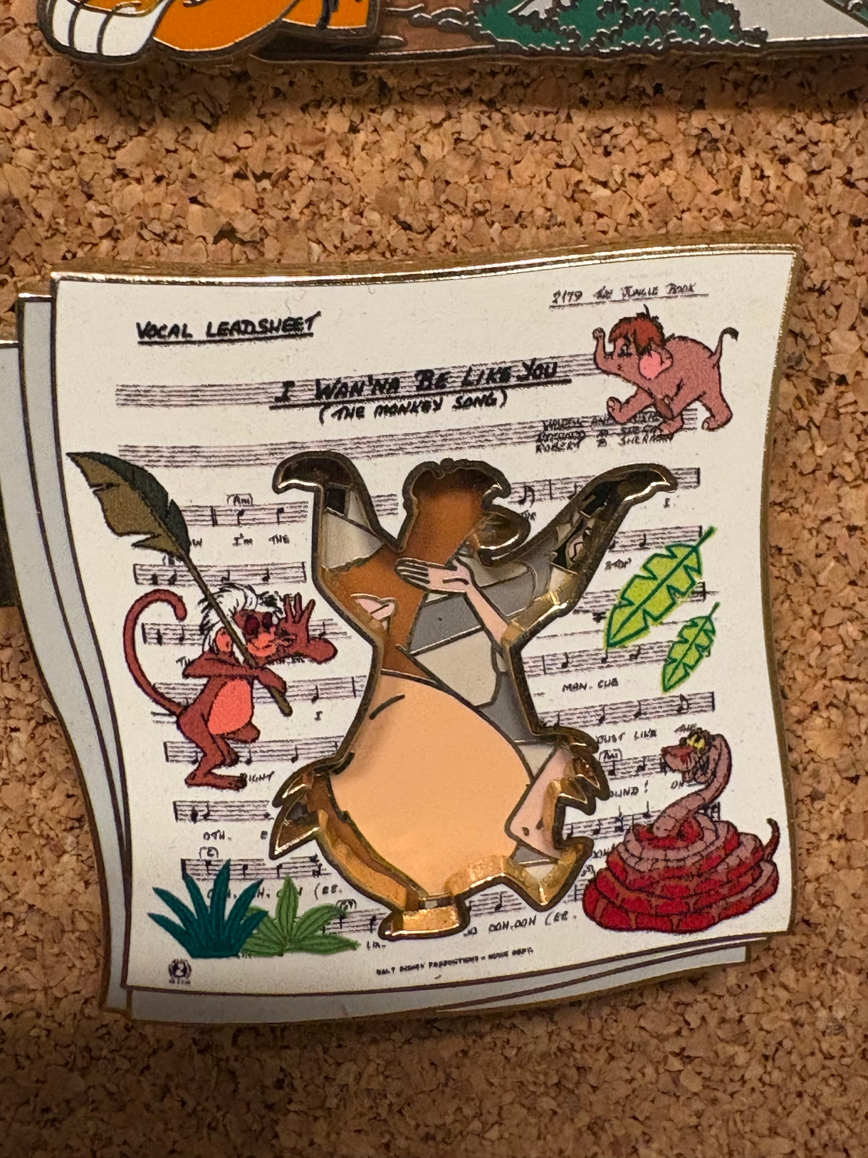 The Jungle Book - I Wan'na Be Like You Sheet Music Pin