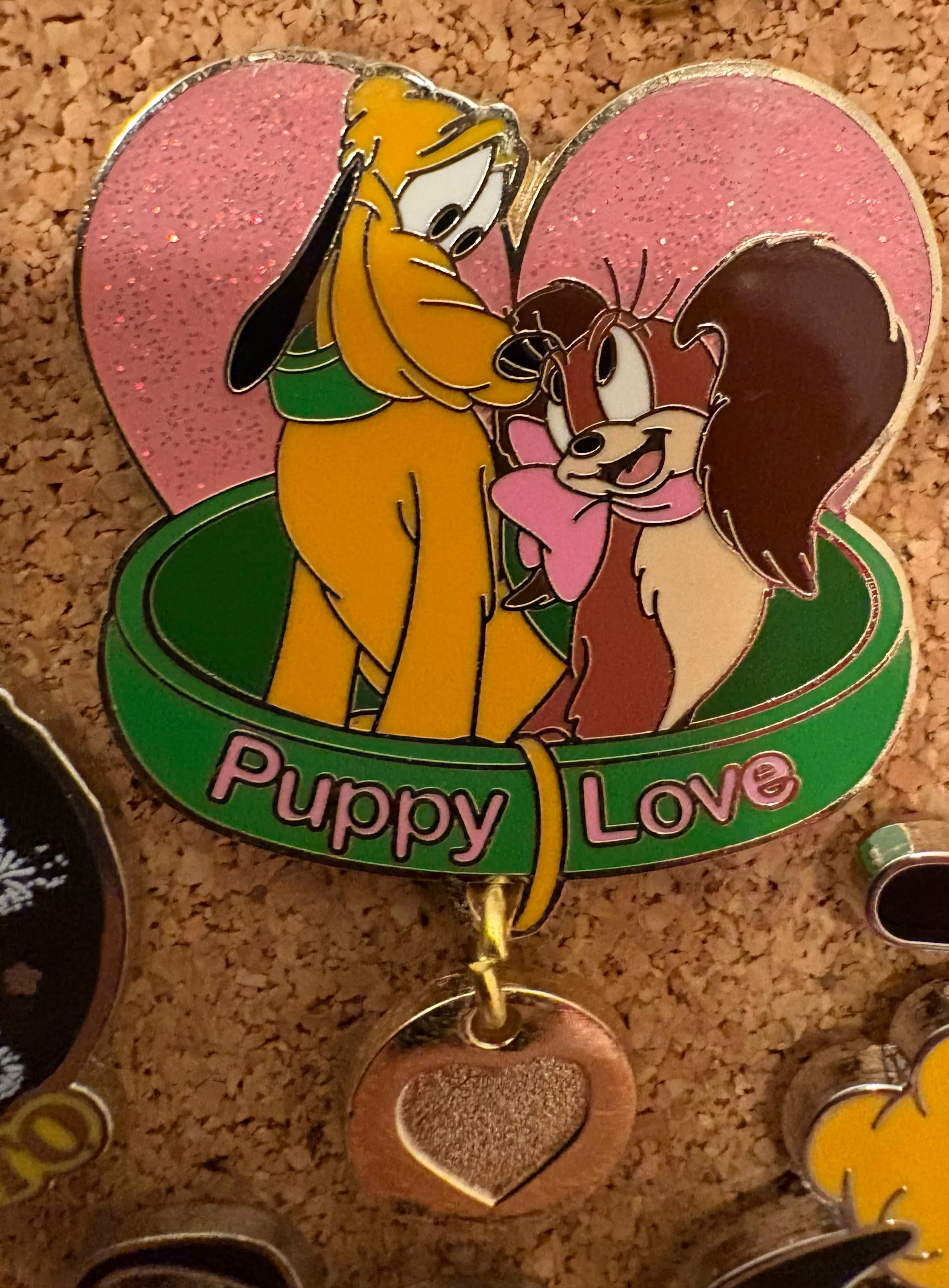 Pluto and Fifi - Puppy Love Dangle